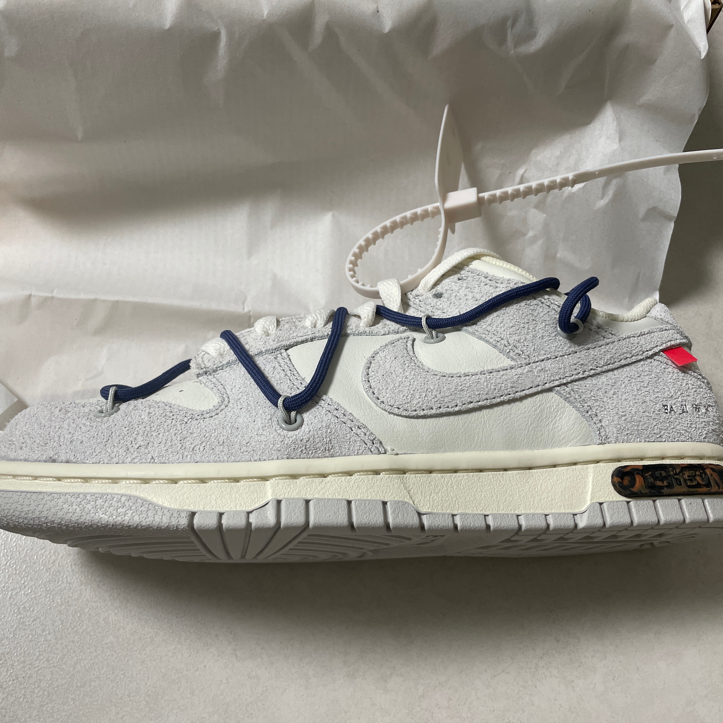 Nike x Off-White Dunk Low The 50 - Lot 18 착용 스타일