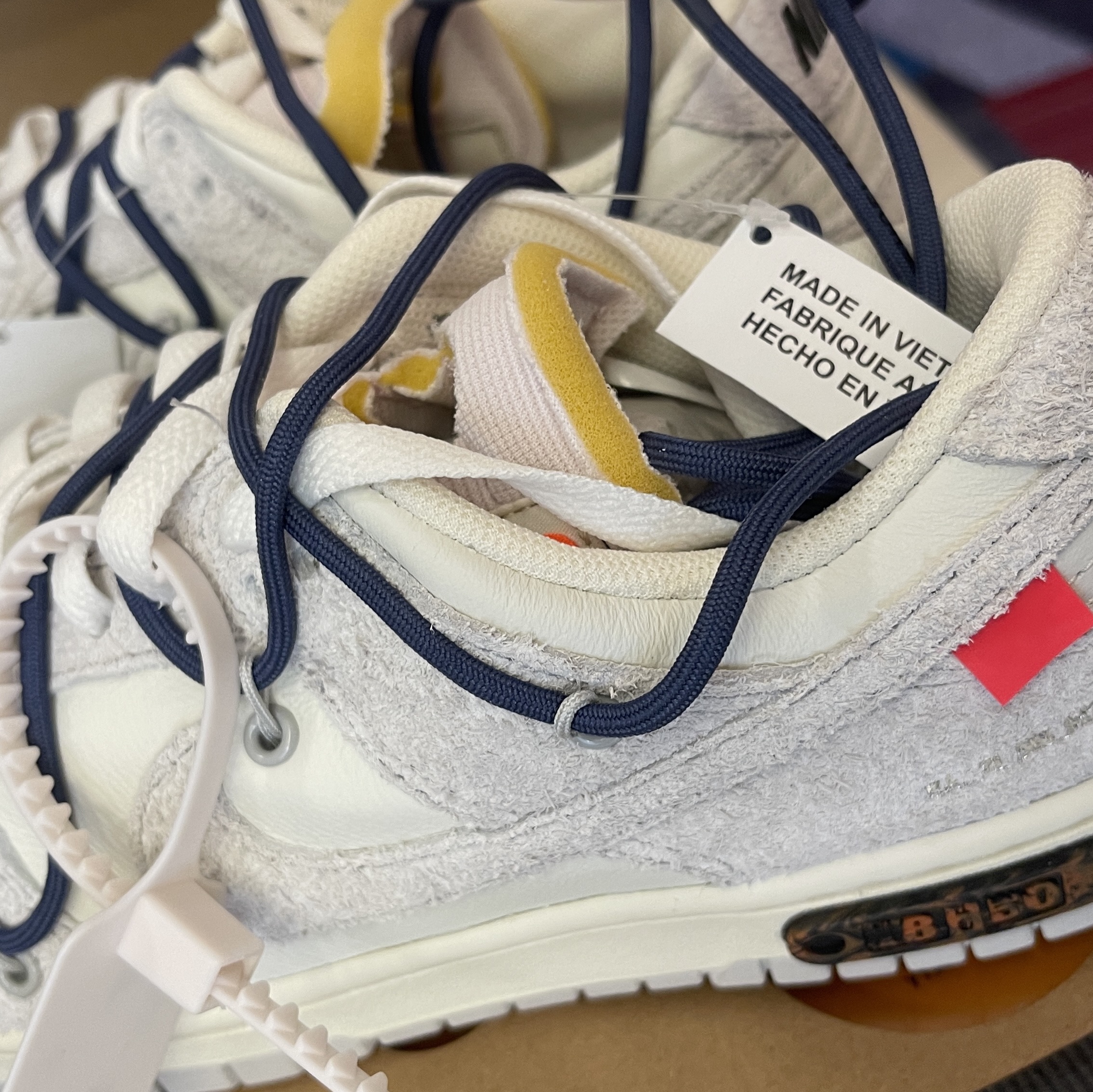 Nike x Off-White Dunk Low The 50 - Lot 18 착용 스타일 - 2