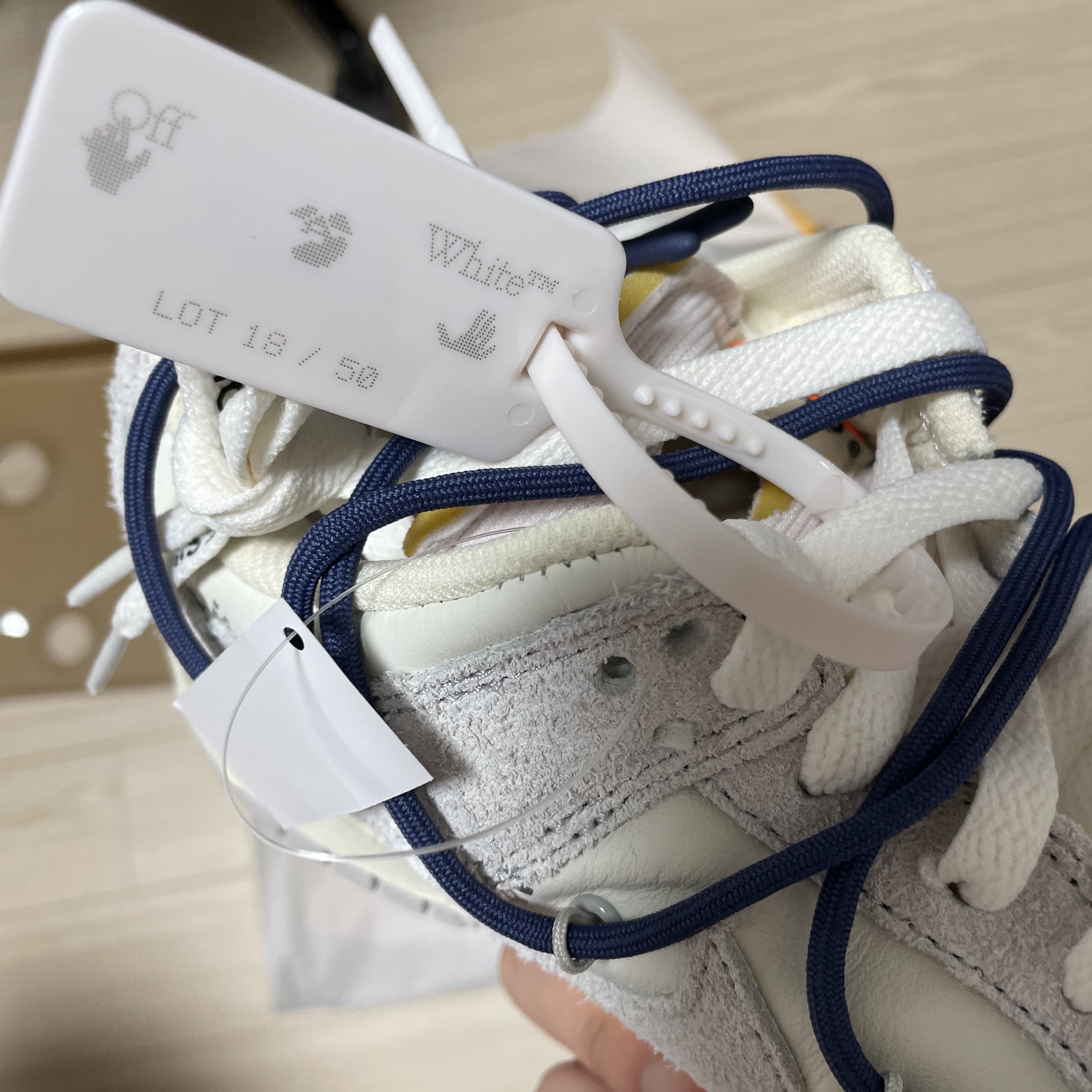 Nike x Off-White Dunk Low The 50 - Lot 18 착용 스타일 - 3