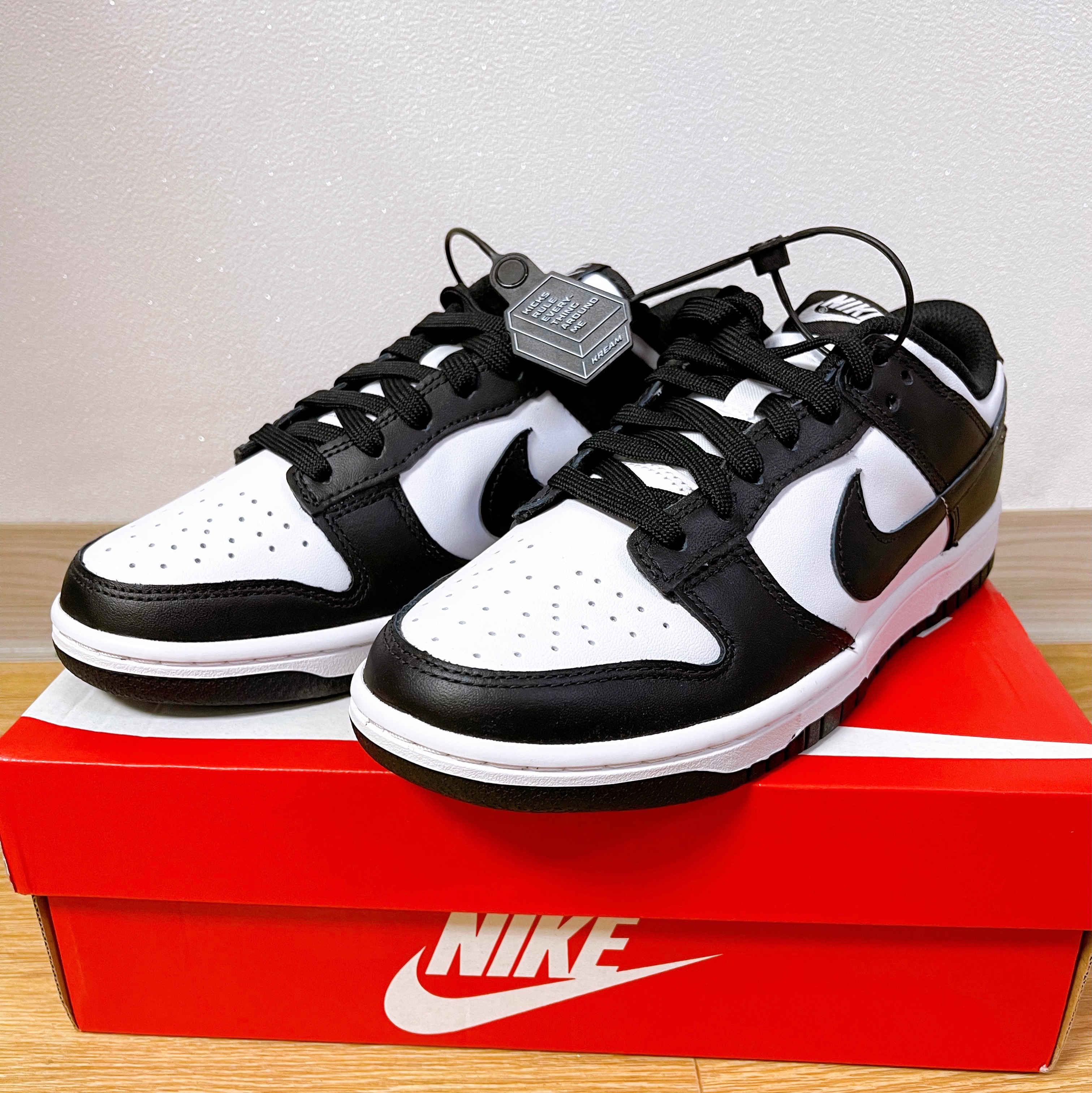 Nike Dunk Low Retro Black, (W) Nike Dunk Low Black 착용 스타일 - 2