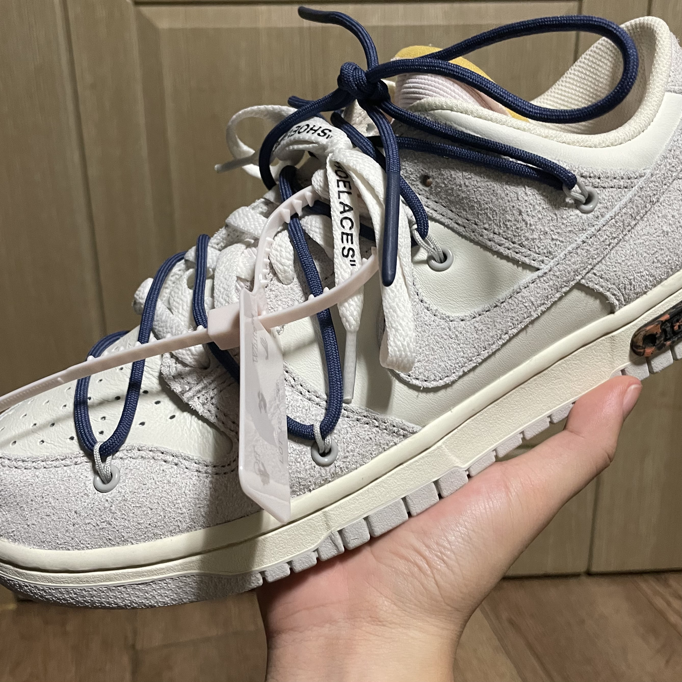 Nike x Off-White Dunk Low The 50 - Lot 18 착용 스타일 - 1