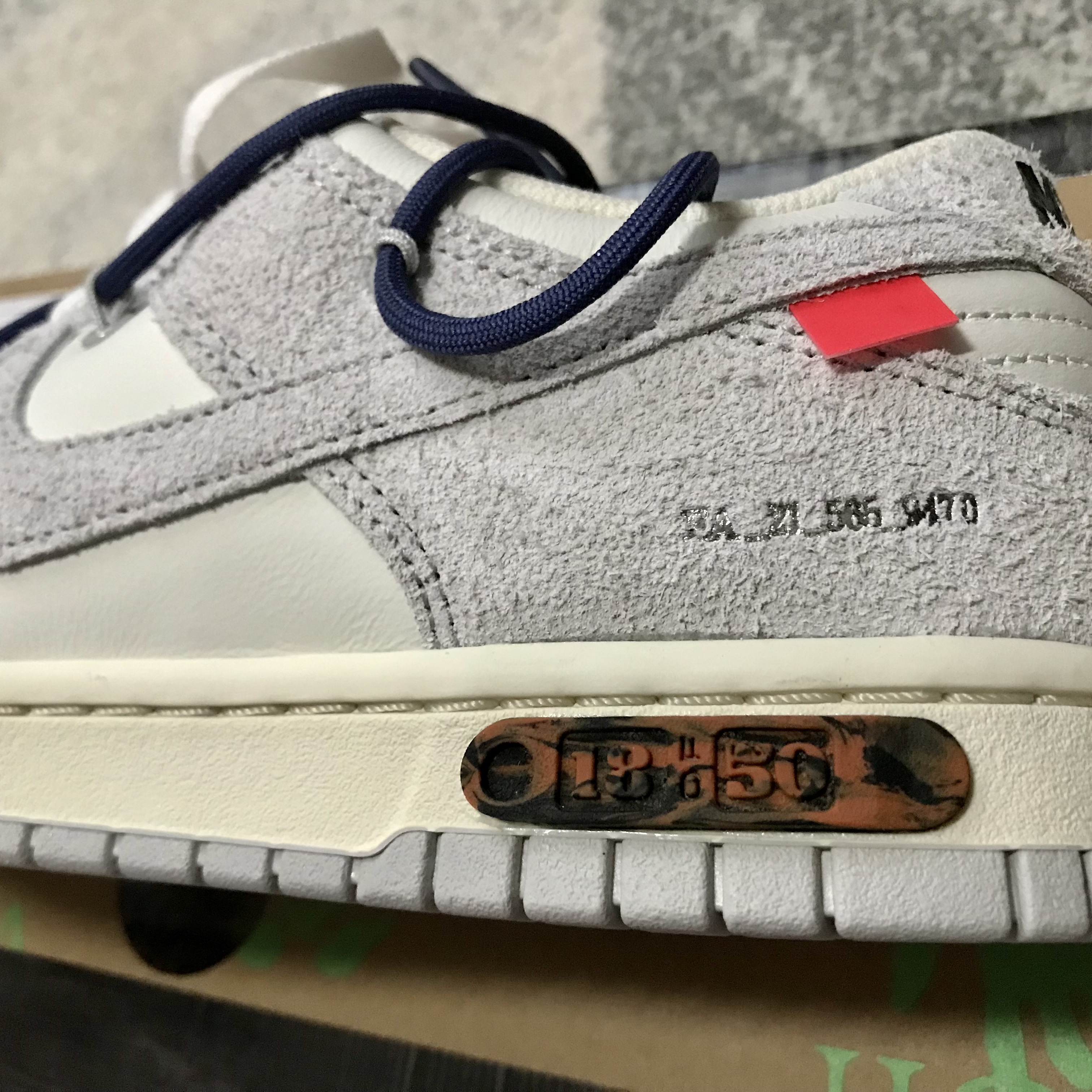 Nike x Off-White Dunk Low The 50 - Lot 18 착용 스타일