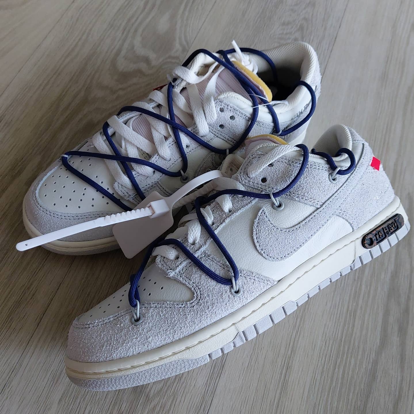 Nike x Off-White Dunk Low The 50 - Lot 18 착용 스타일 - 2