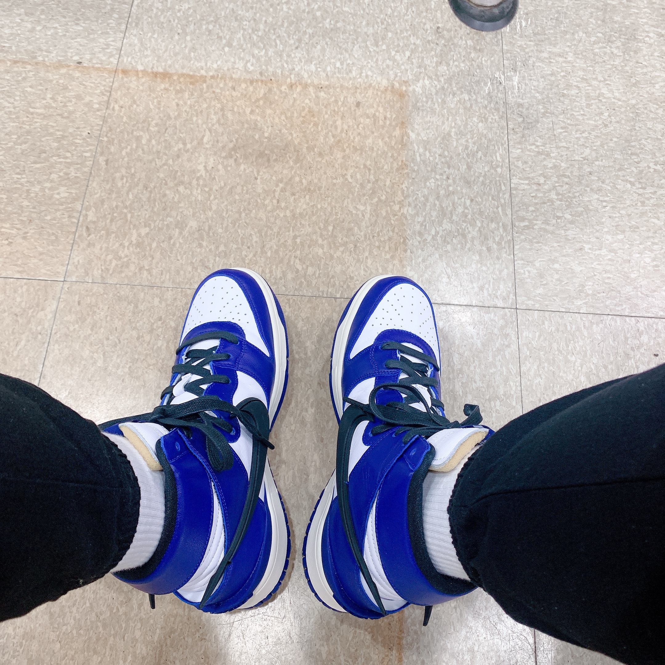 Nike x Ambush Dunk High Deep Royal Blue 착용 스타일