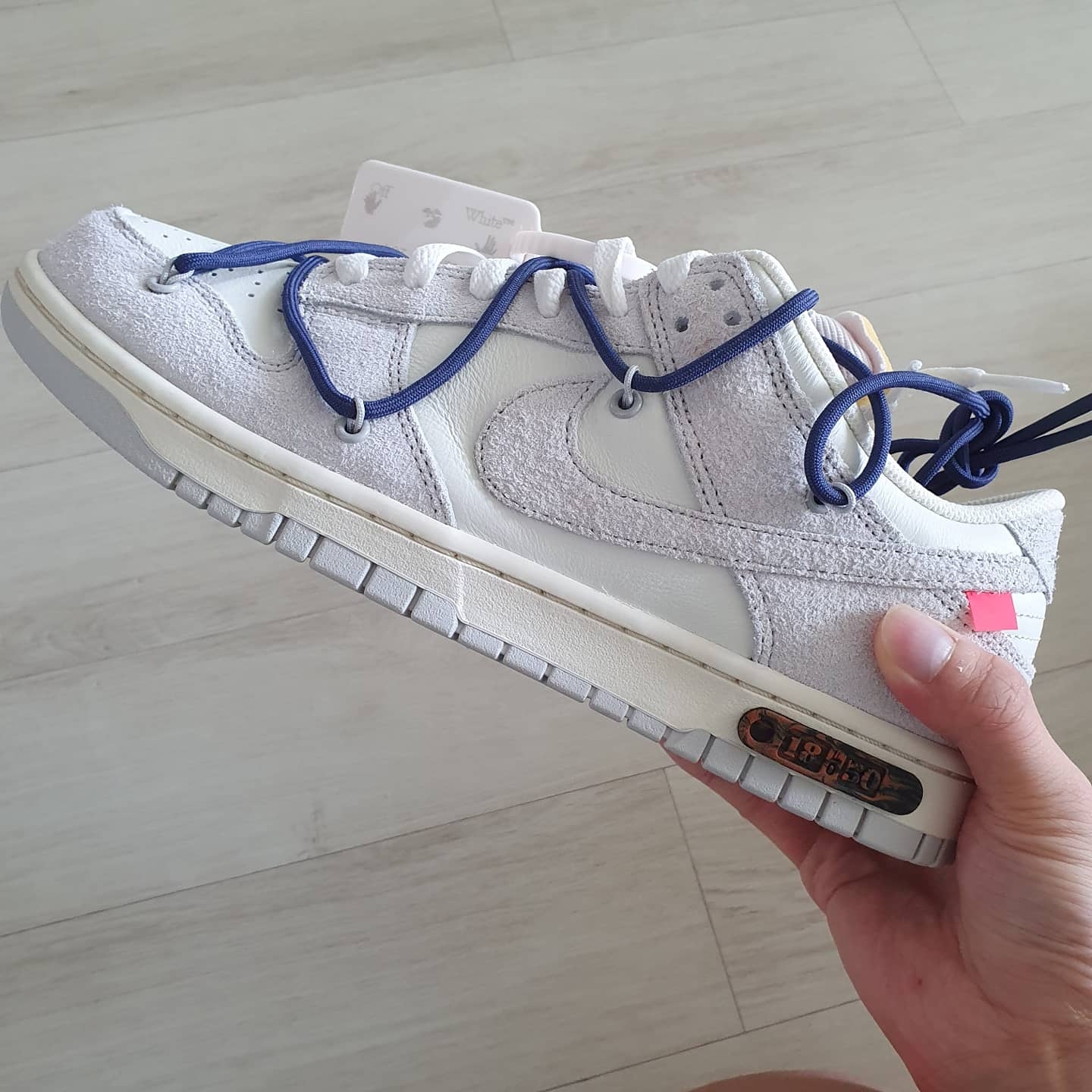 Nike x Off-White Dunk Low The 50 - Lot 18 착용 스타일 - 1