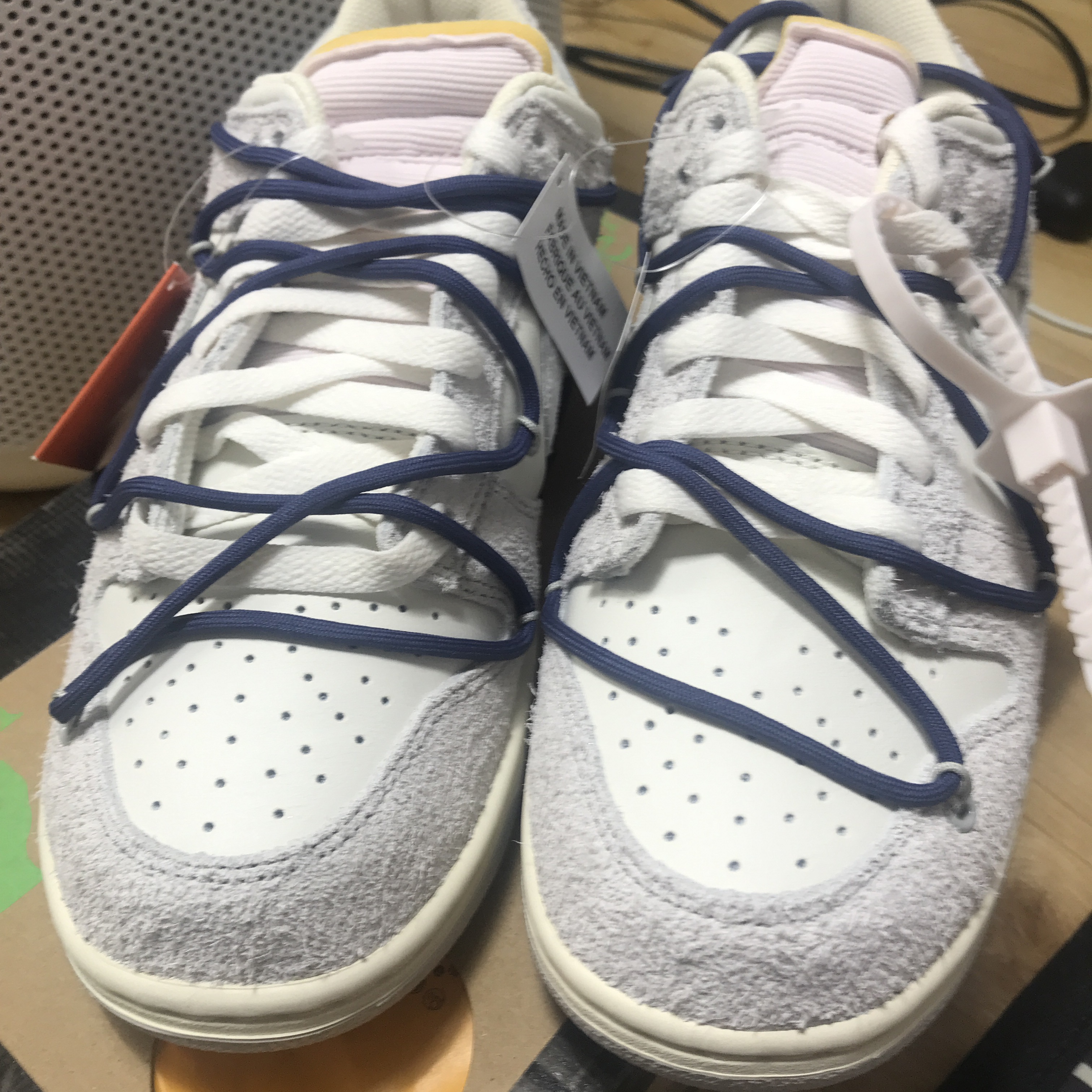Nike x Off-White Dunk Low The 50 - Lot 18 착용 스타일 - 5