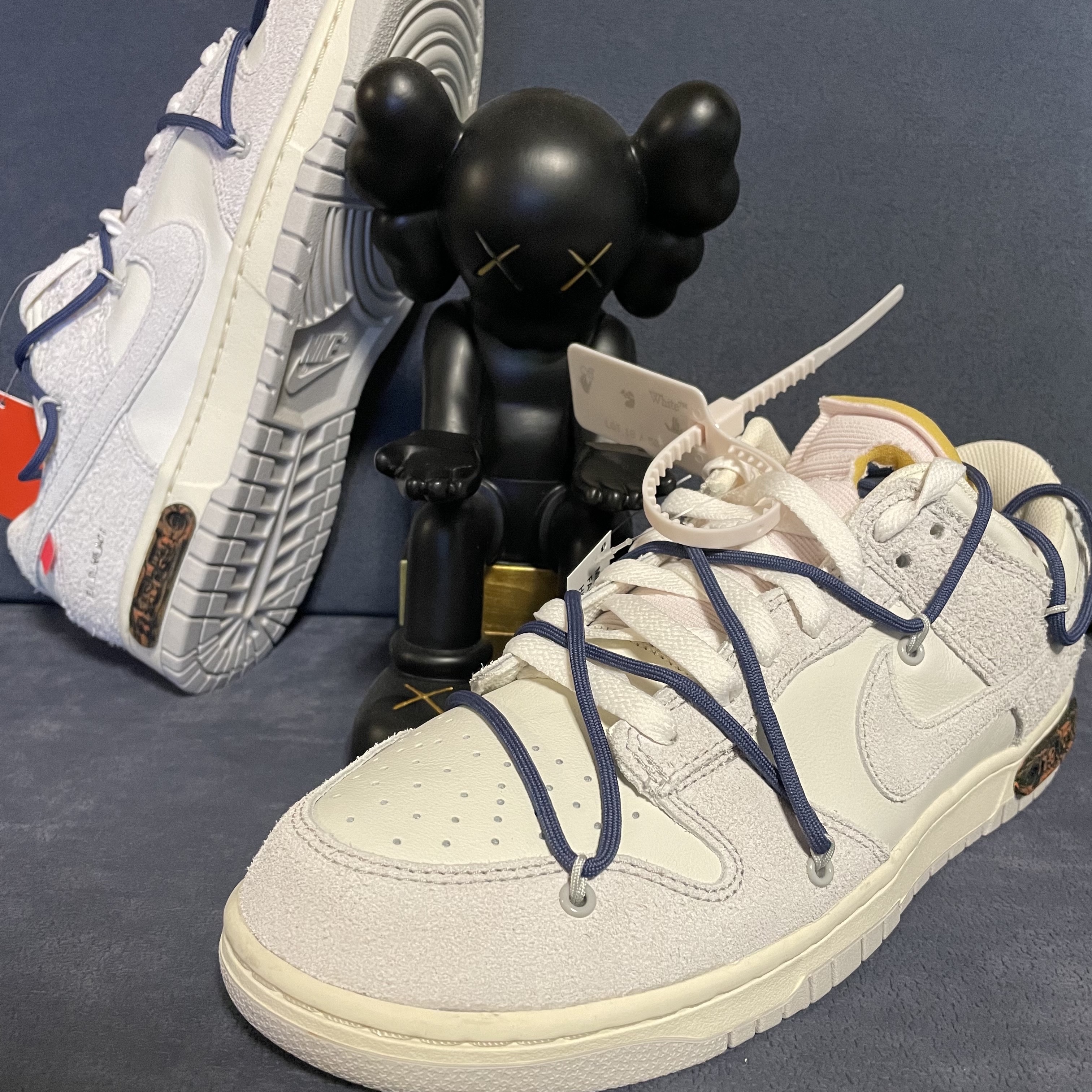 Nike x Off-White Dunk Low The 50 - Lot 18 착용 스타일 - 3