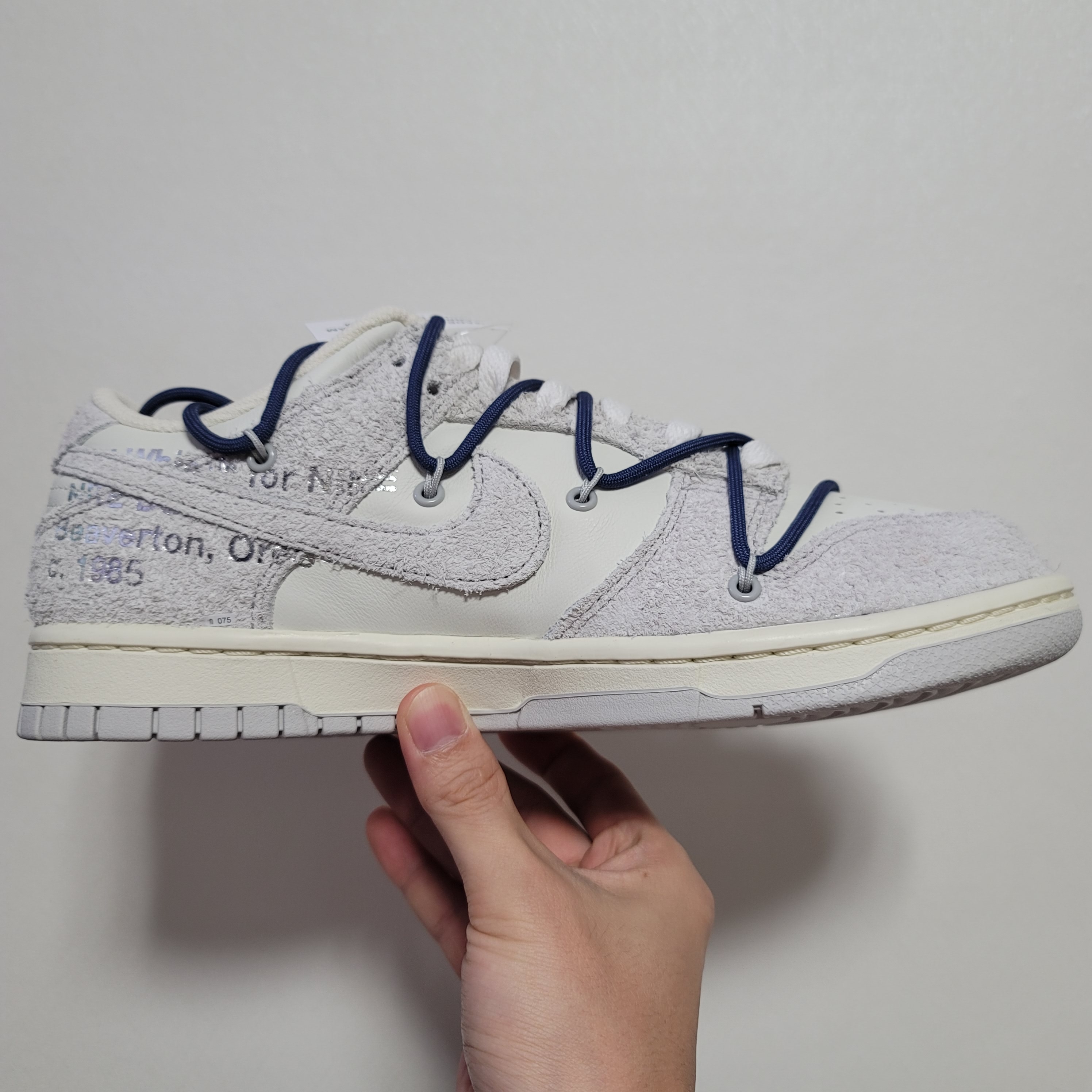 Nike x Off-White Dunk Low The 50 - Lot 18 착용 스타일 - 4