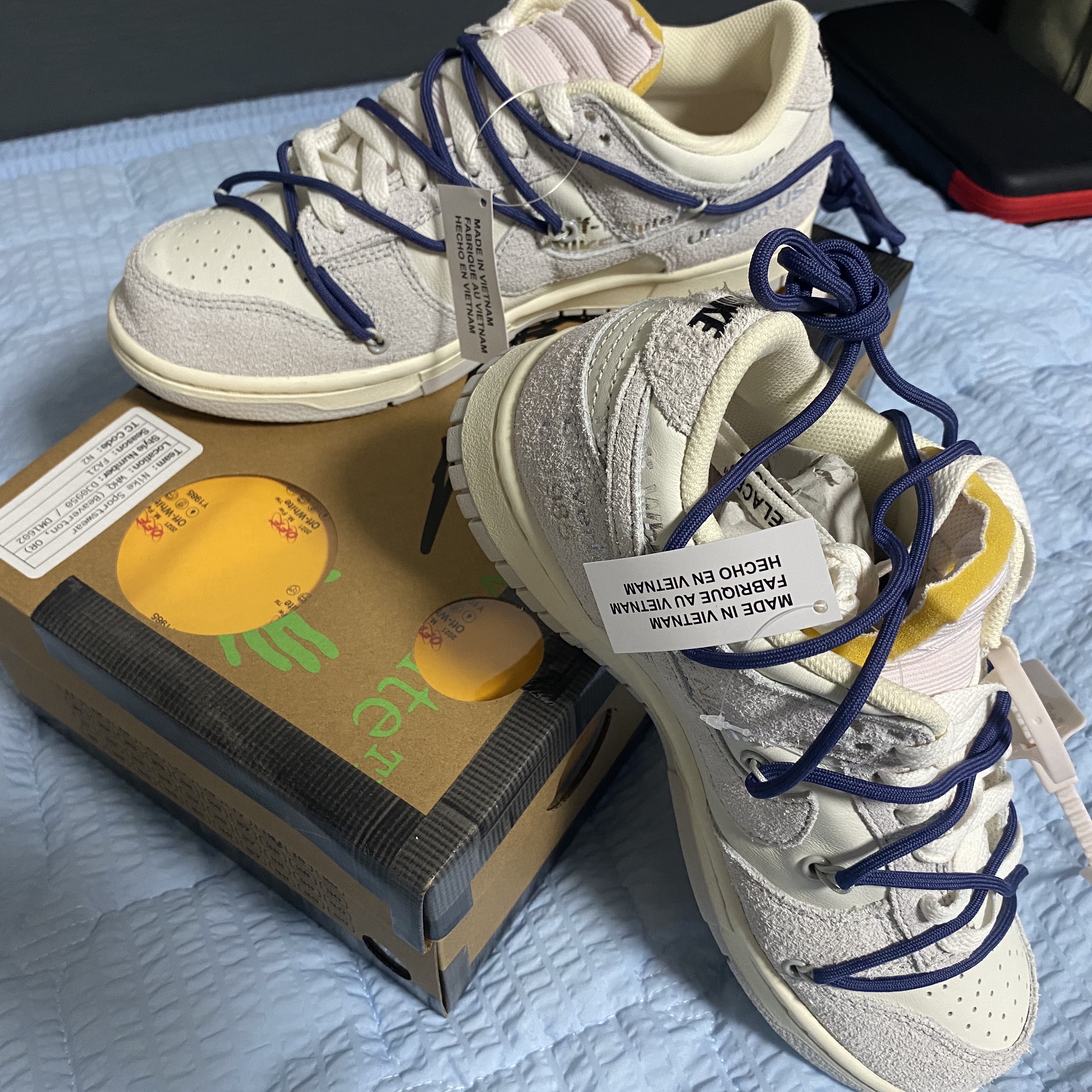 Nike x Off-White Dunk Low The 50 - Lot 18 착용 스타일 - 2