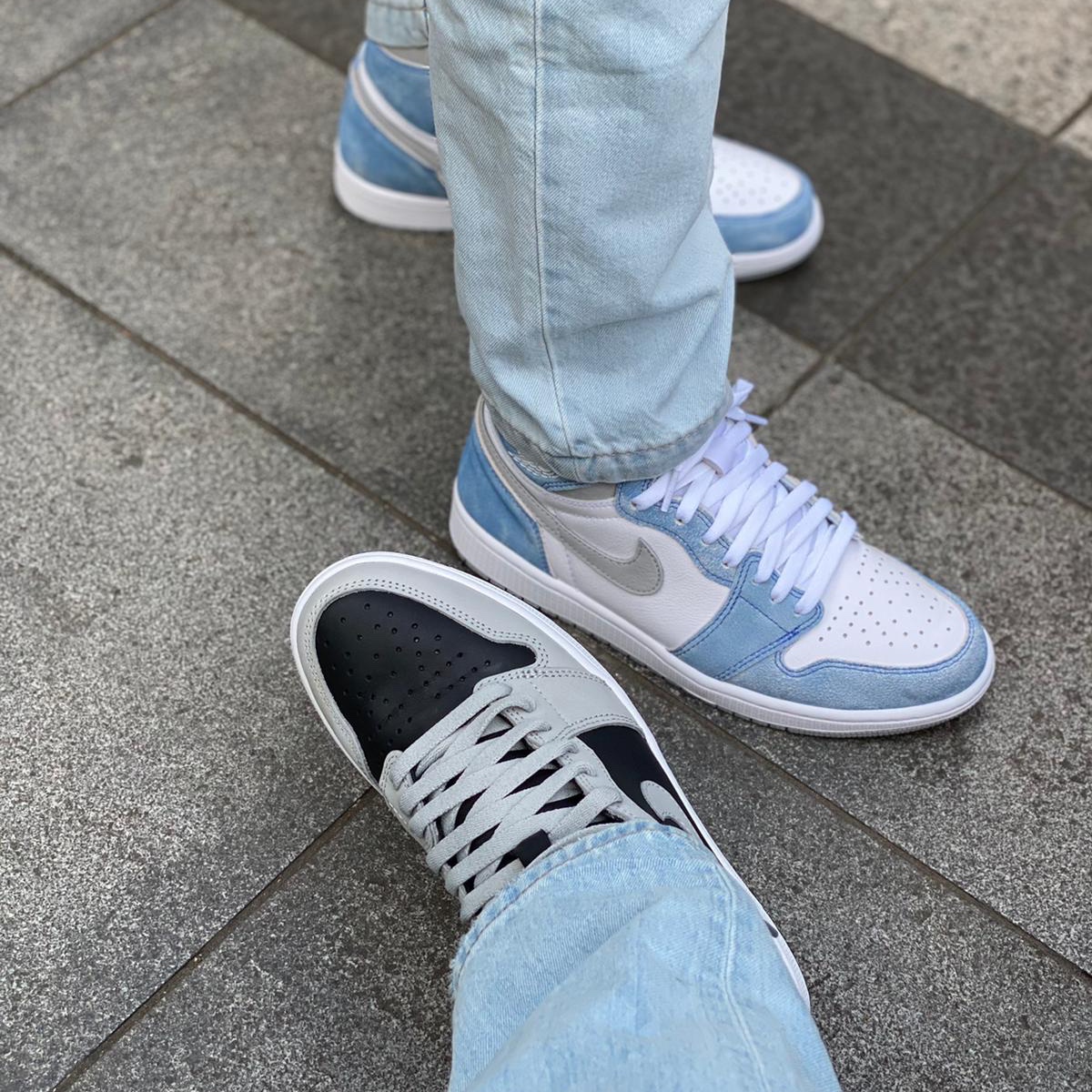 Jordan 1 Retro High OG Shadow 2.0, Jordan 1 Retro High OG Hyper Royal 착용 스타일