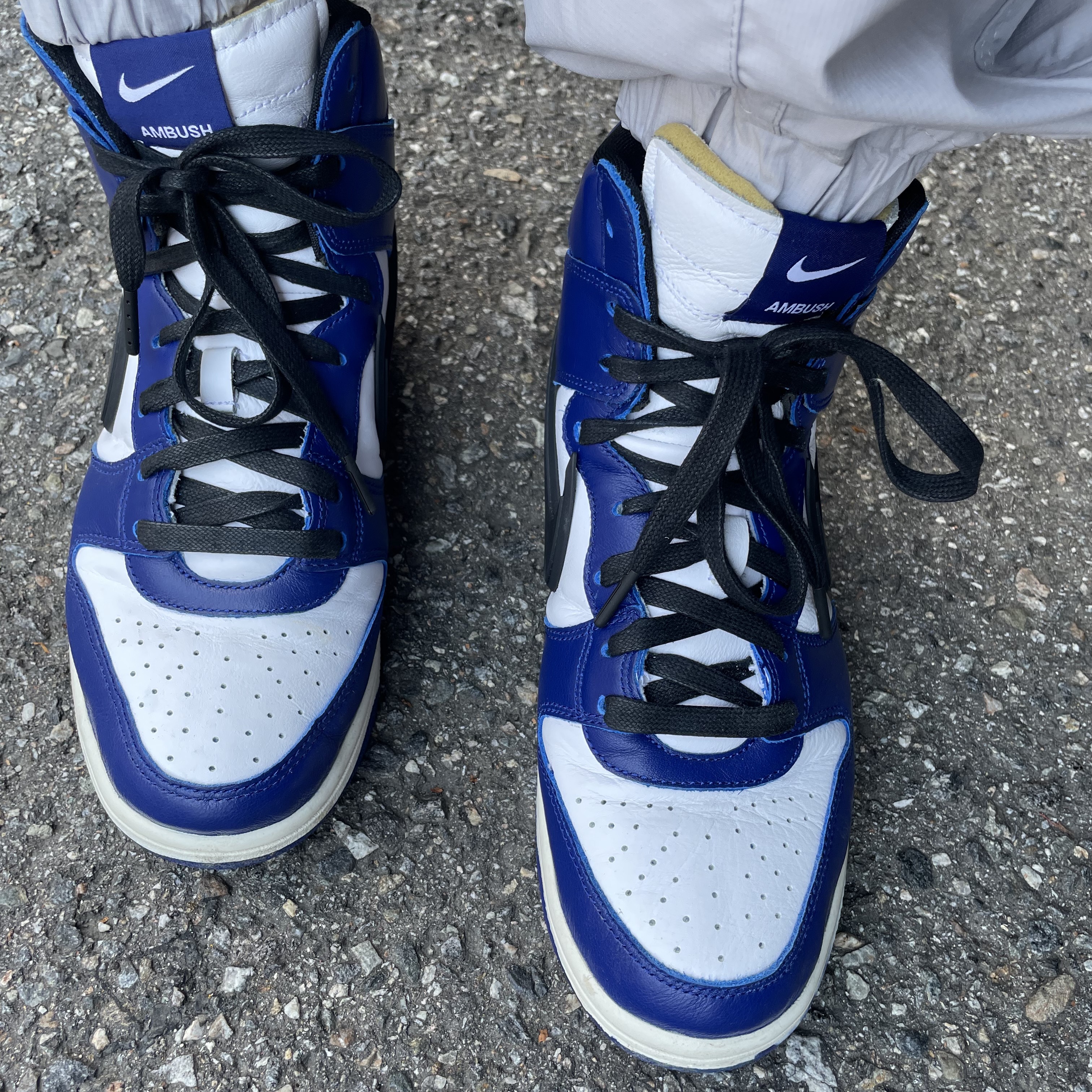 Nike x Ambush Dunk High Deep Royal Blue 착용 스타일