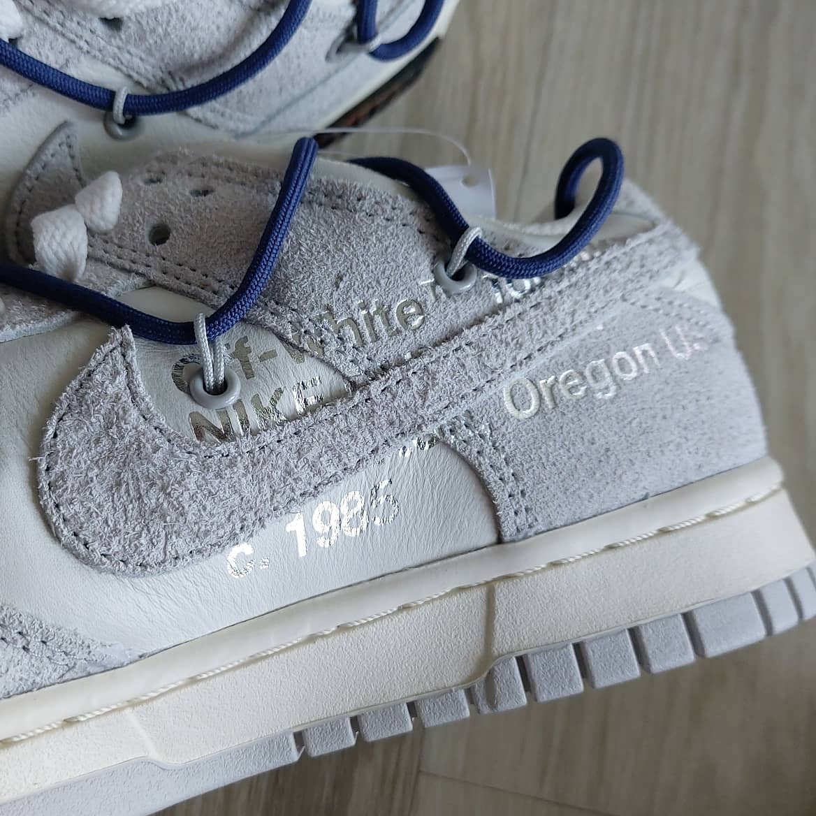 Nike x Off-White Dunk Low The 50 - Lot 18 착용 스타일 - 4