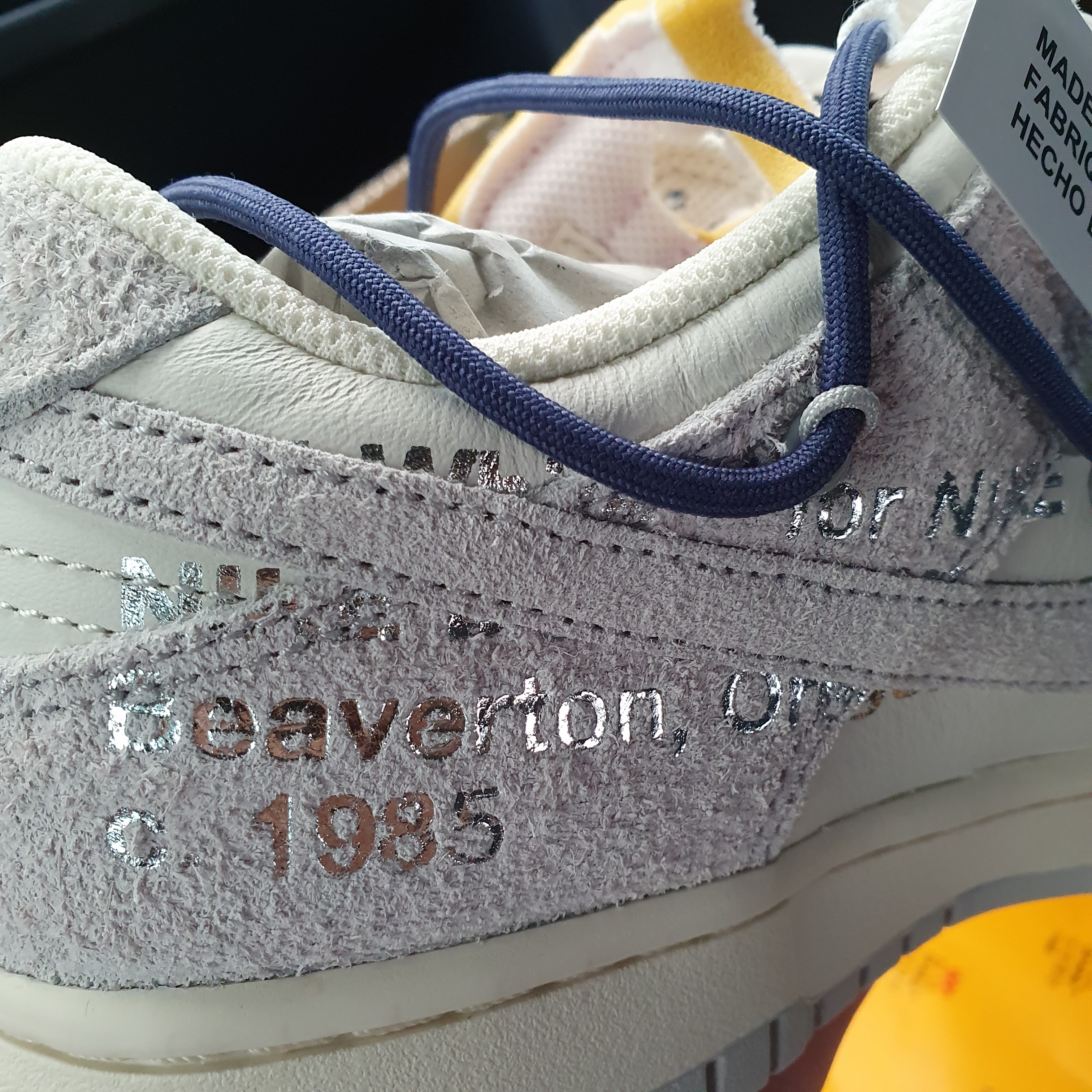 Nike x Off-White Dunk Low The 50 - Lot 18 착용 스타일 - 3