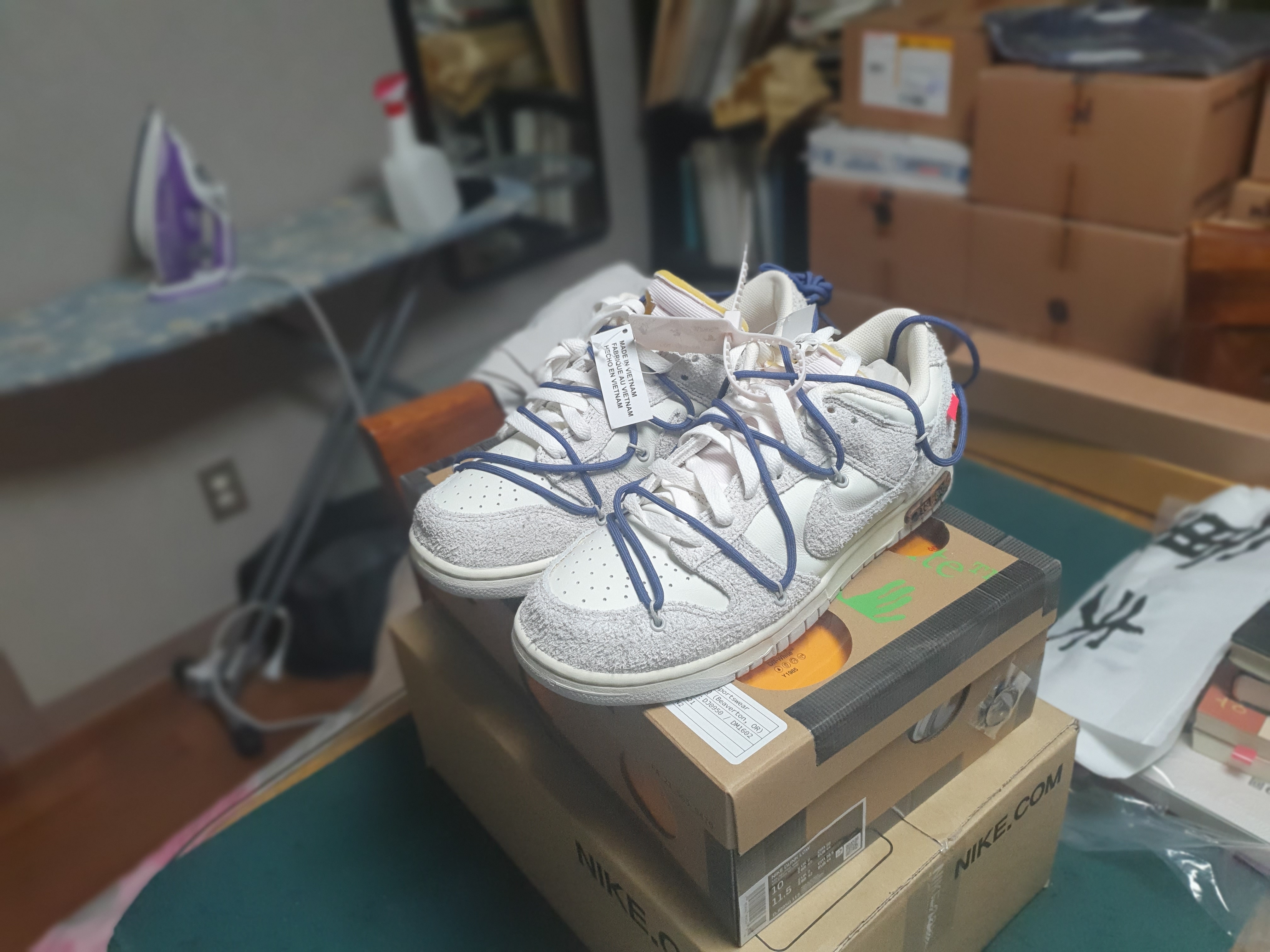 Nike x Off-White Dunk Low The 50 - Lot 18 착용 스타일 - 2
