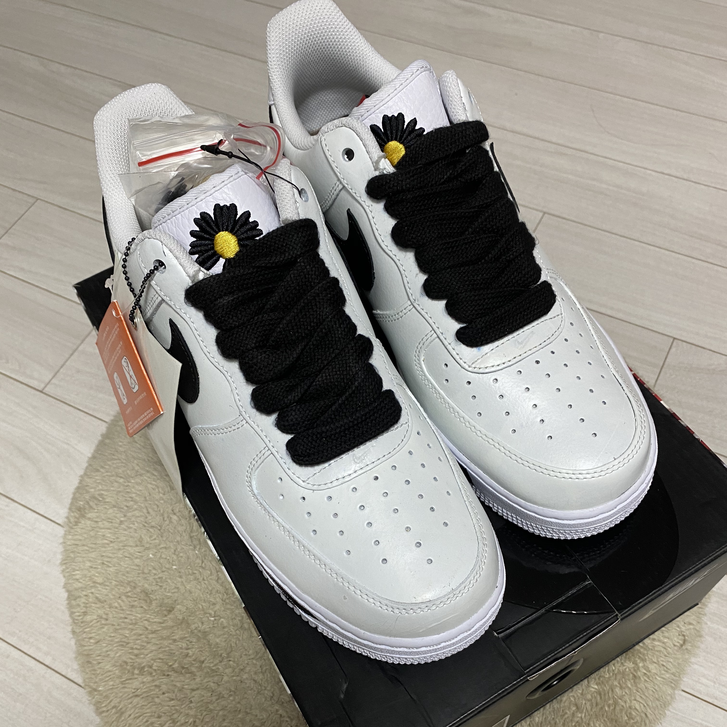 Nike x Peaceminusone Air Force 1 Low Para-Noise 2.0 착용 스타일