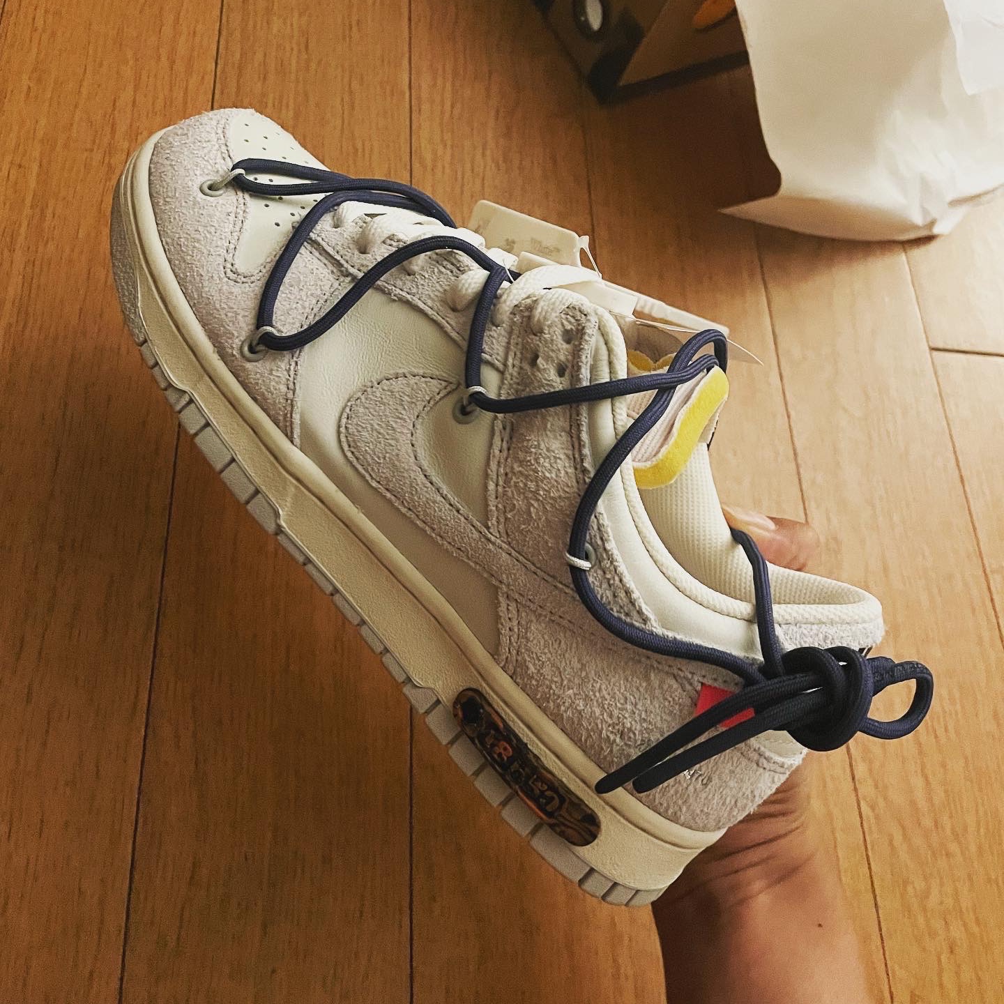 Nike x Off-White Dunk Low The 50 - Lot 18 착용 스타일