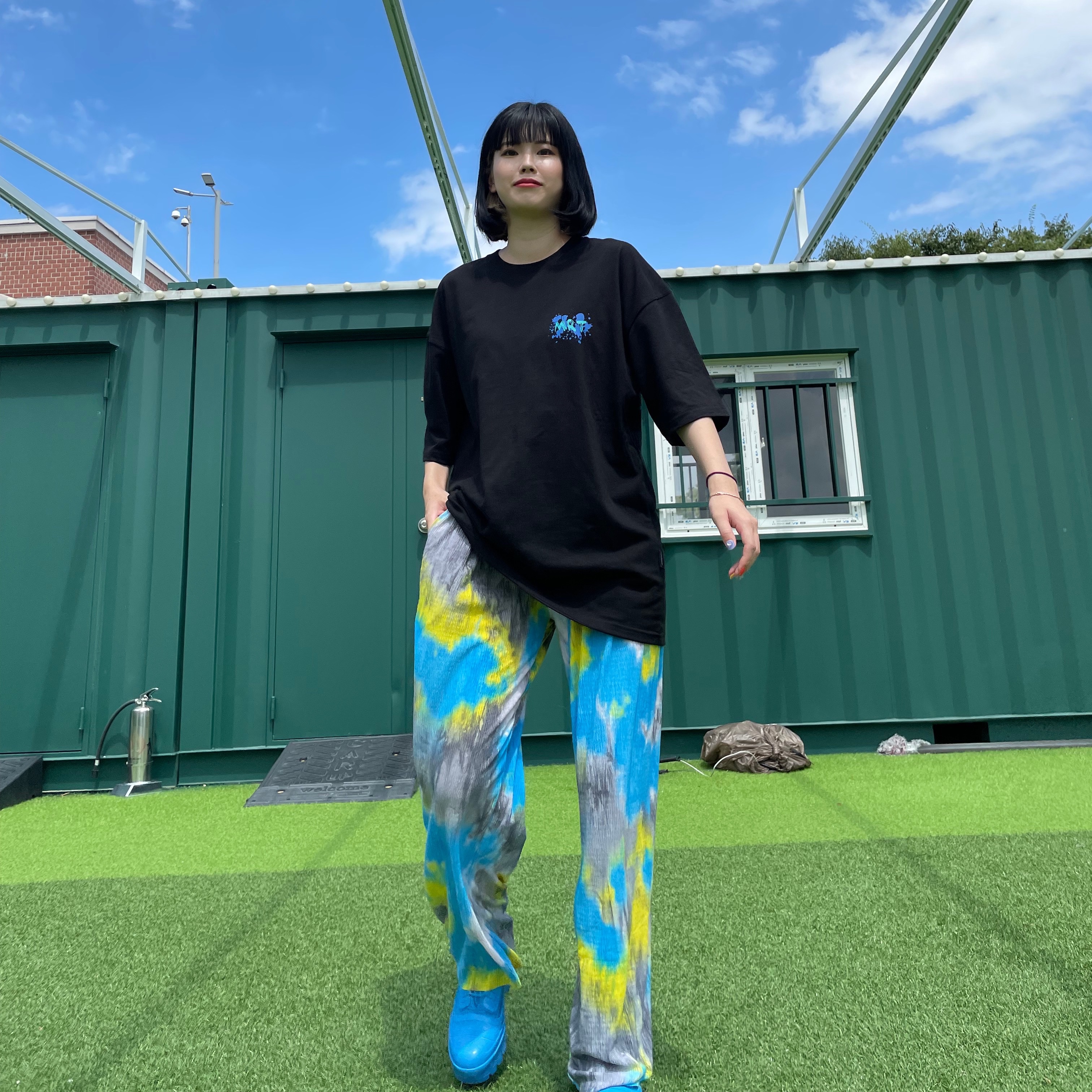 Converse x Ambush Chuck Taylor All Star Duck Boot Blithe 착용 스타일 - 4