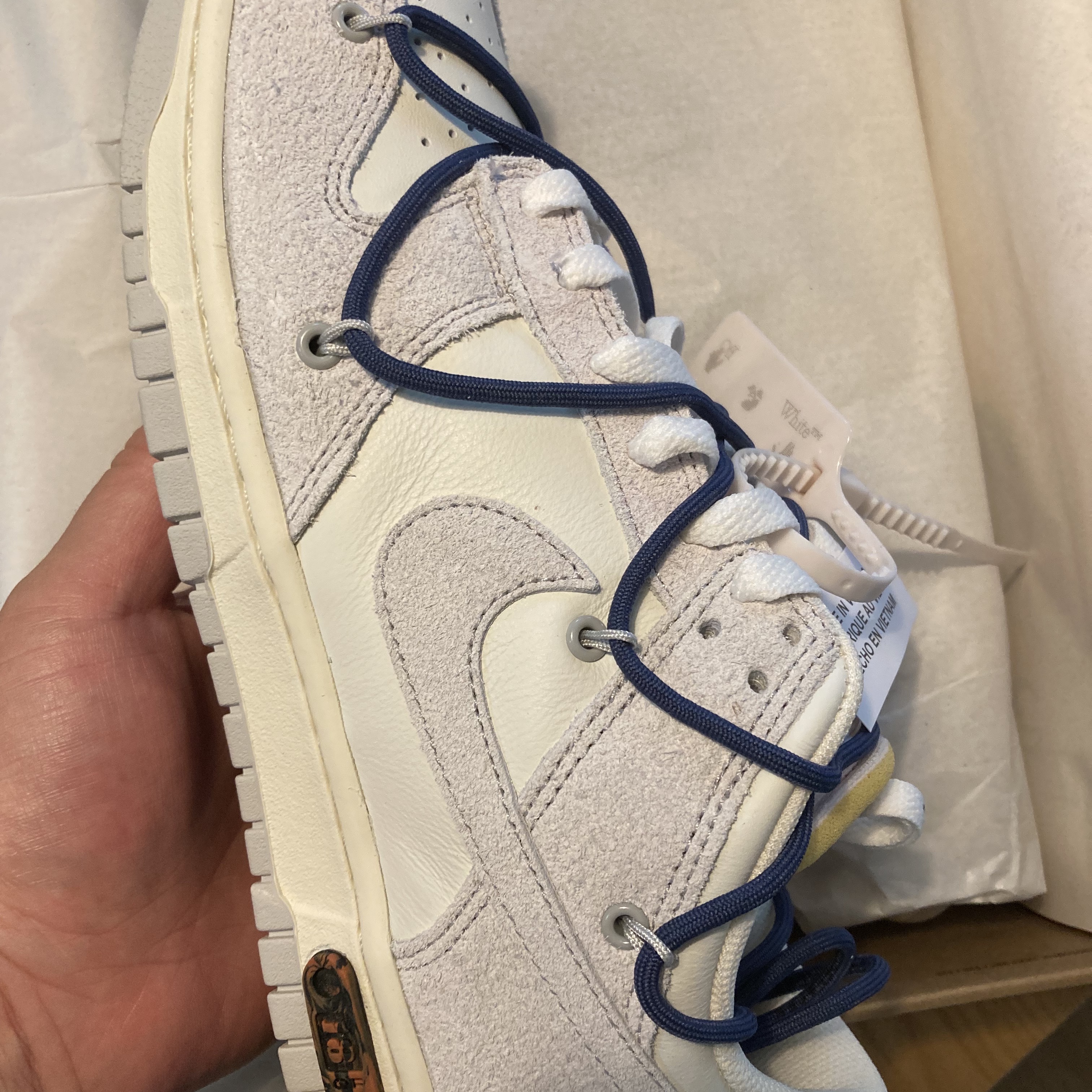 Nike x Off-White Dunk Low The 50 - Lot 18 착용 스타일 - 2