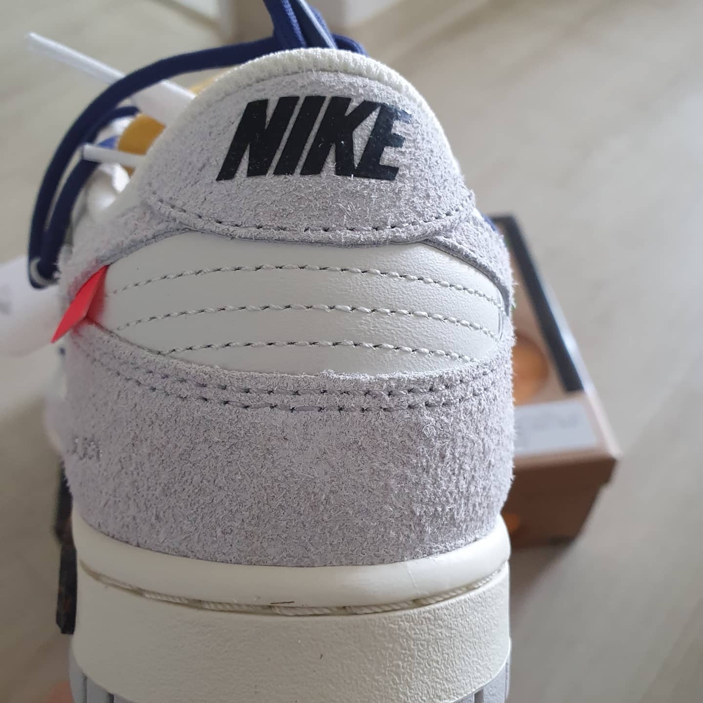 Nike x Off-White Dunk Low The 50 - Lot 18 착용 스타일 - 5
