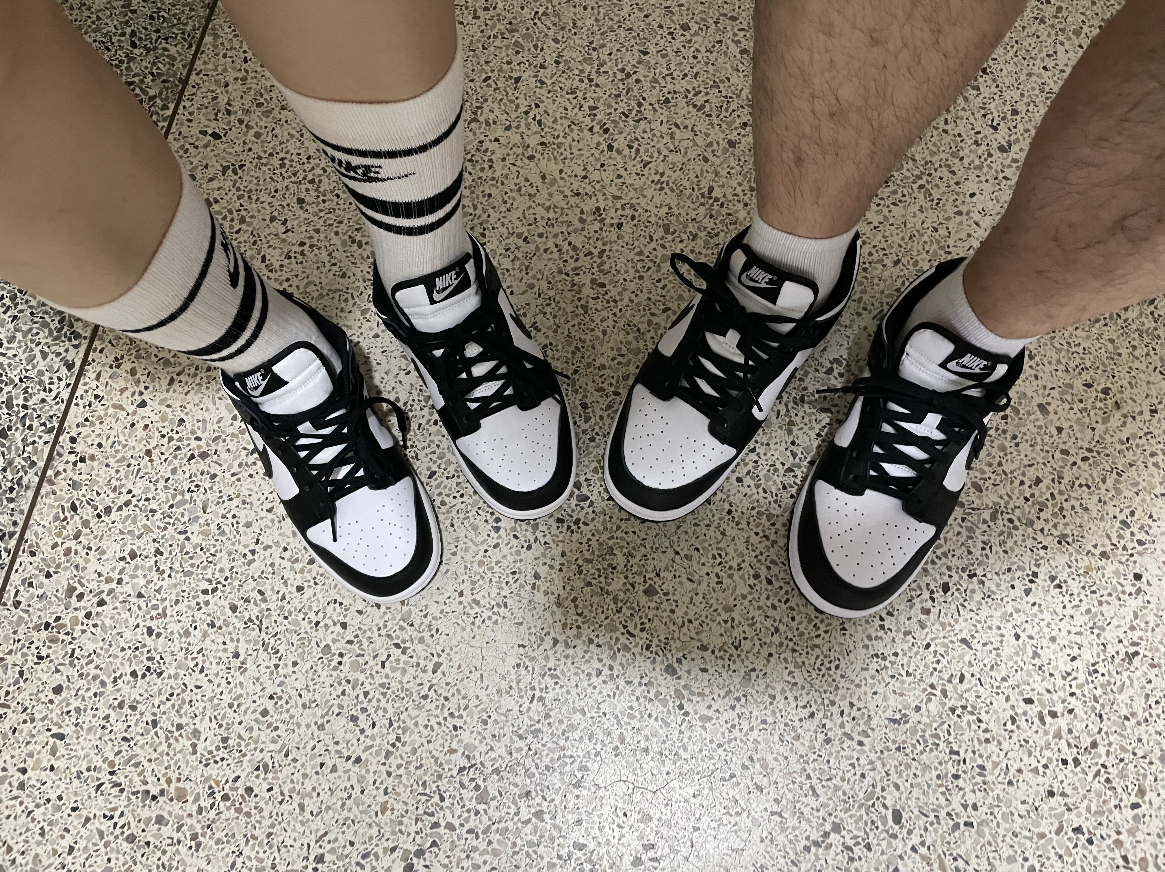 Nike Dunk Low Retro Black, (W) Nike Dunk Low Black 착용 스타일 - 5