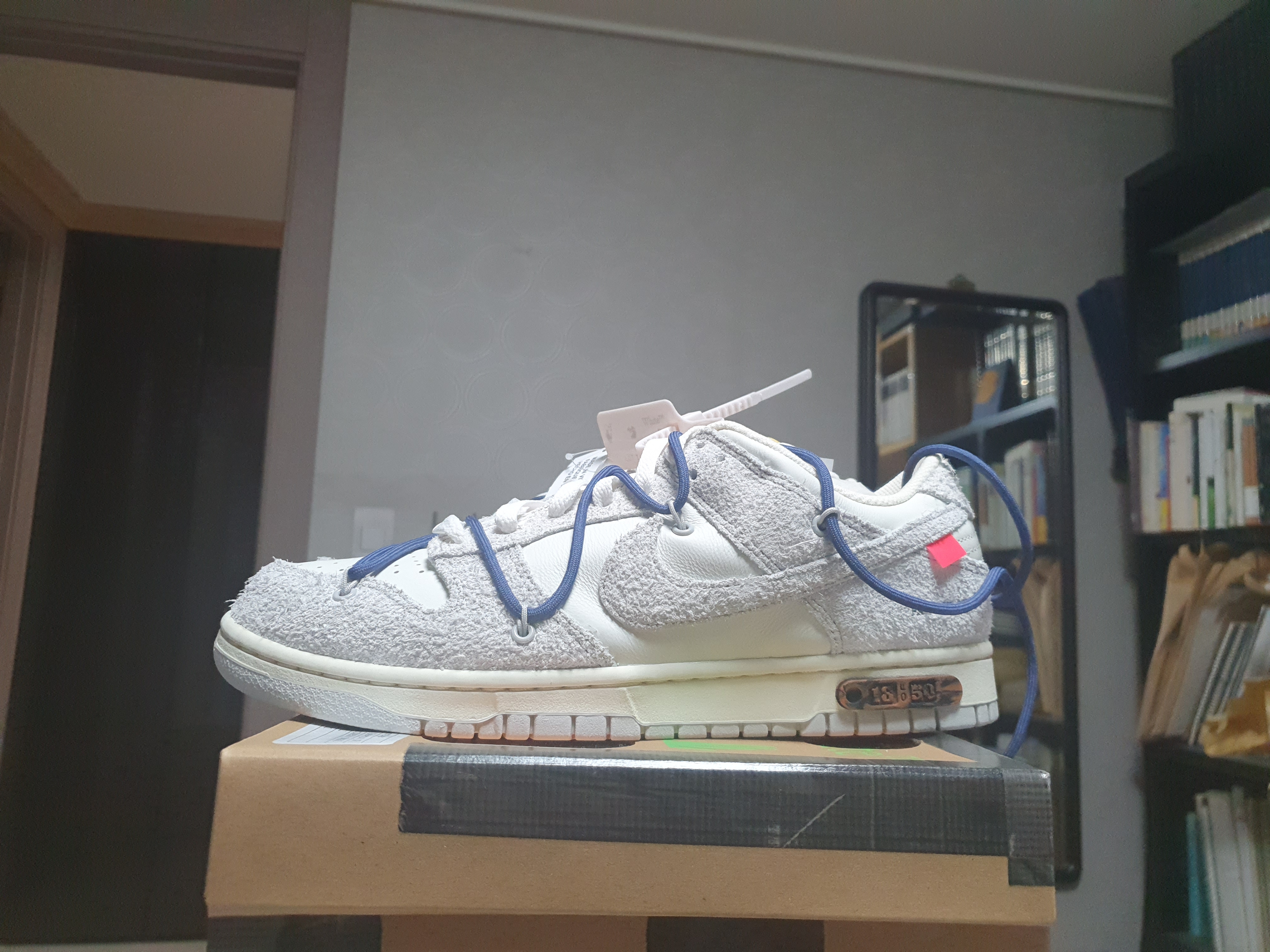Nike x Off-White Dunk Low The 50 - Lot 18 착용 스타일 - 3