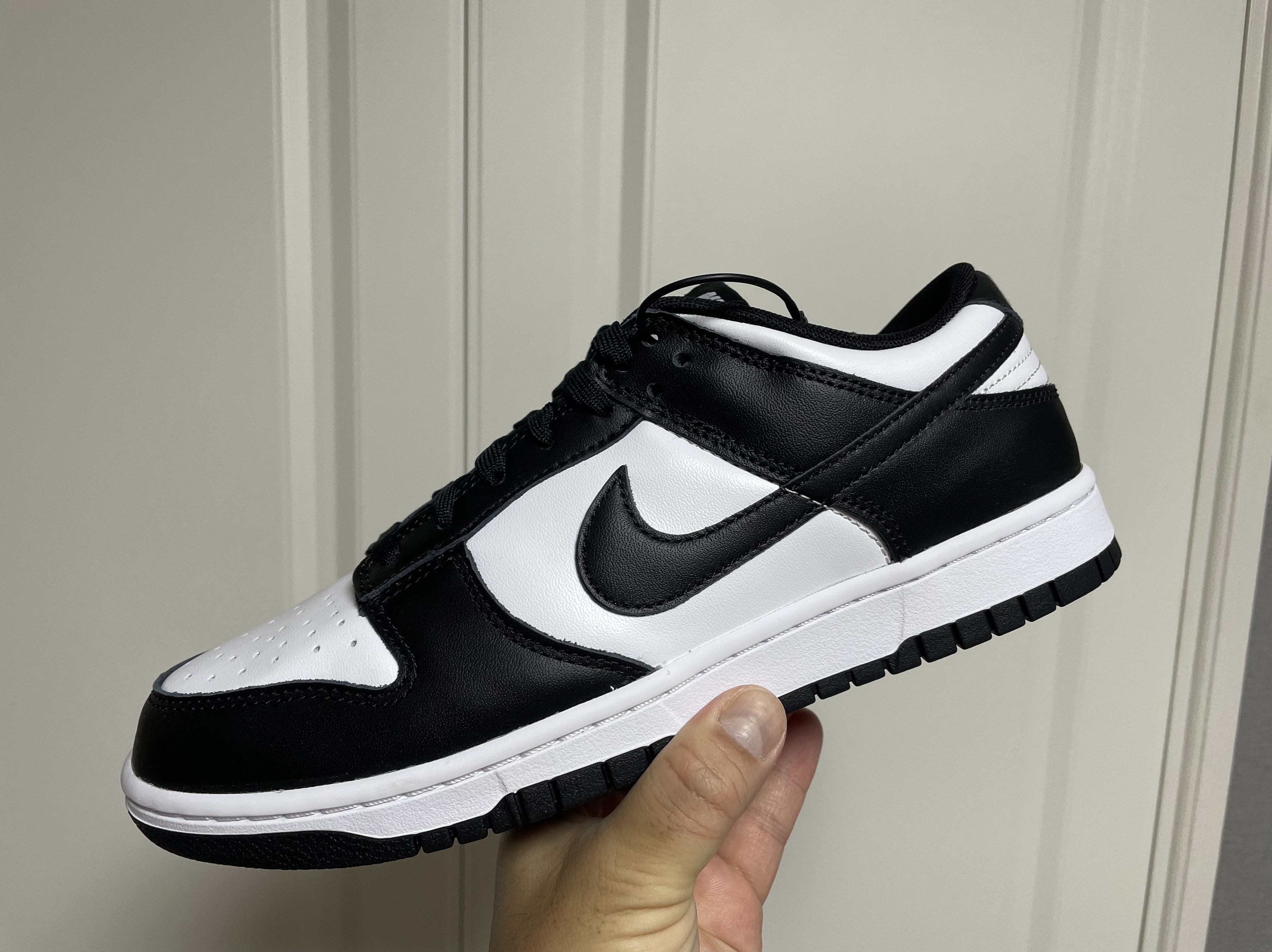 Nike Dunk Low Retro Black, (W) Nike Dunk Low Black 착용 스타일 - 3
