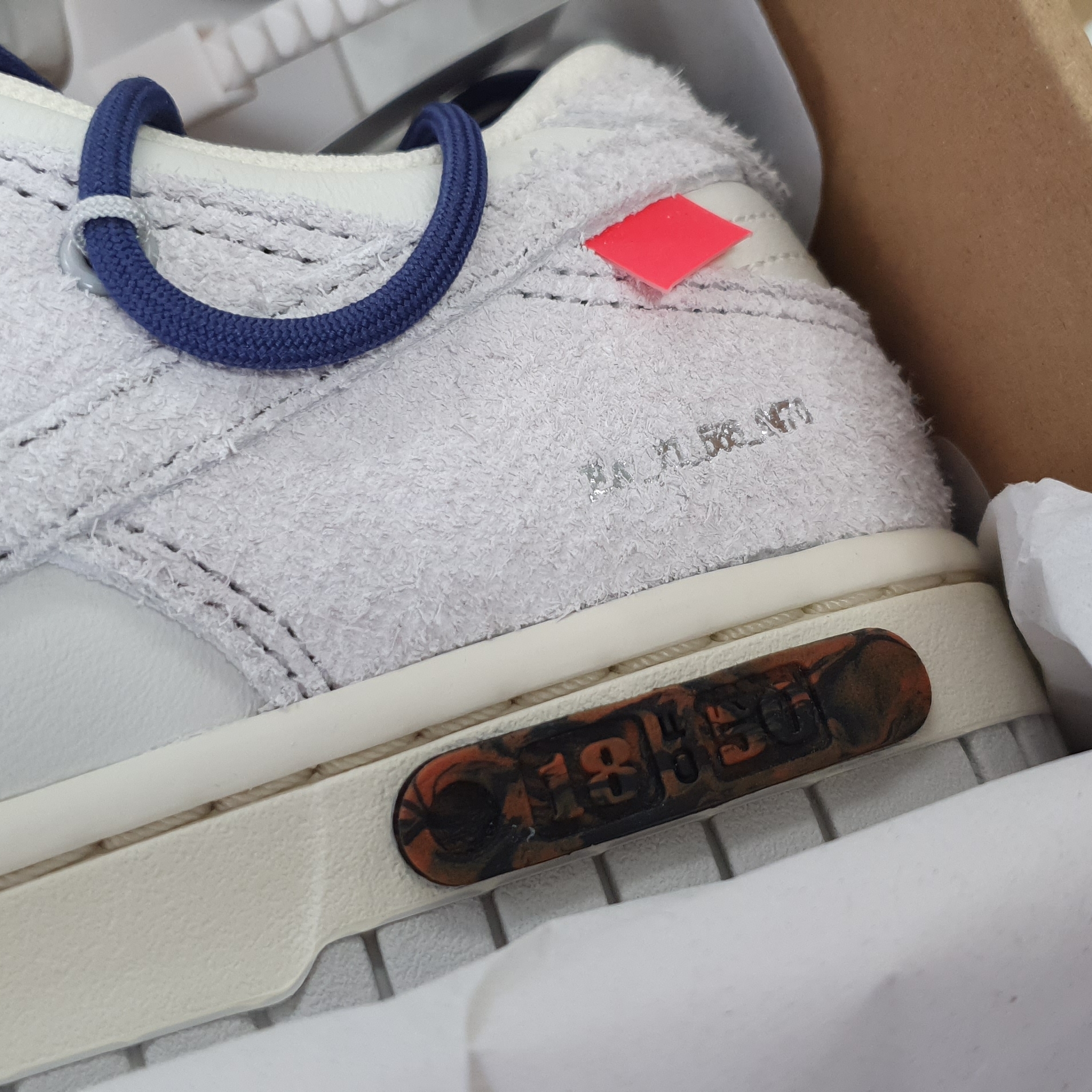Nike x Off-White Dunk Low The 50 - Lot 18 착용 스타일 - 2