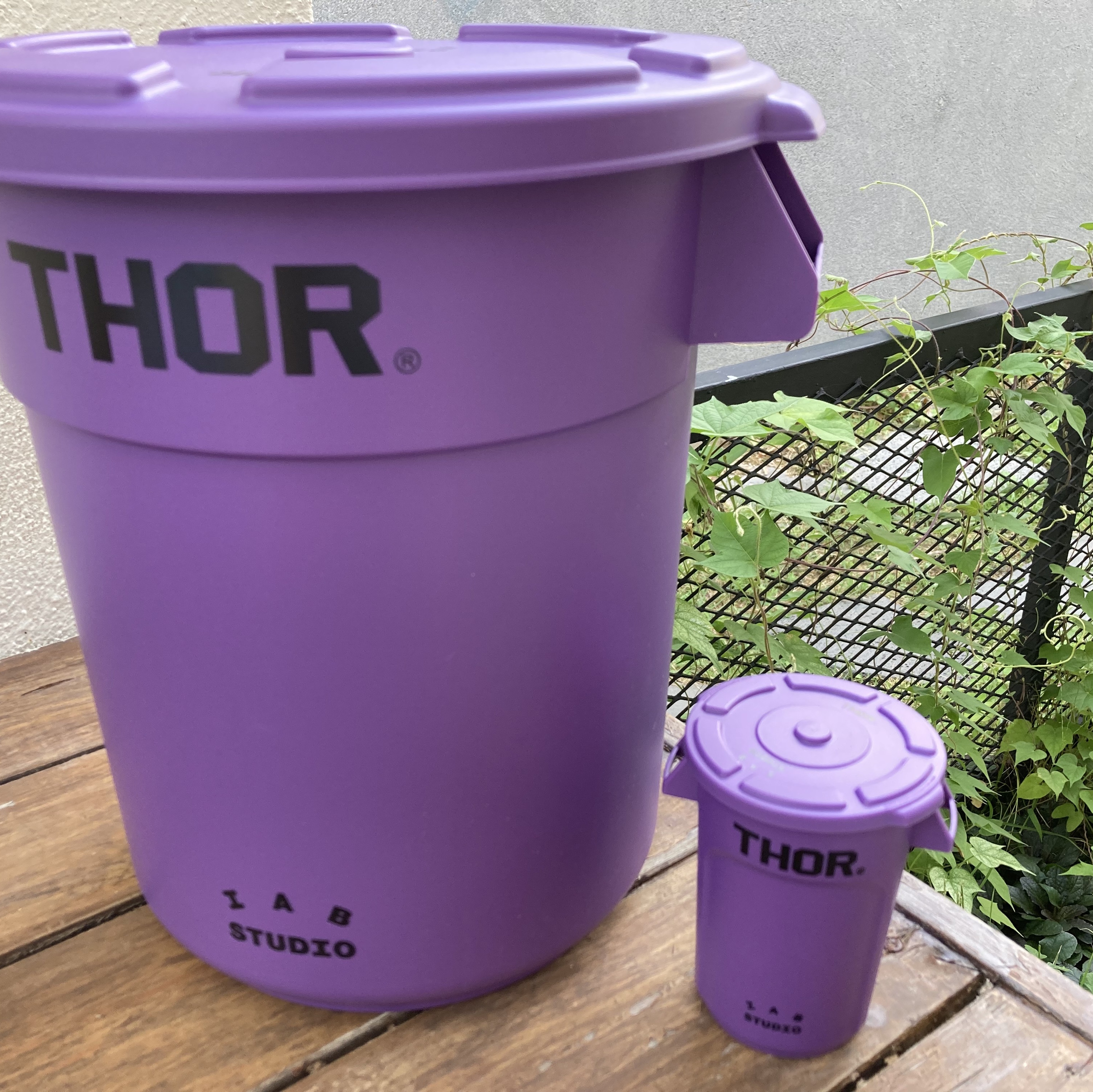 IAB Studio x Thor Set Purple 착용 스타일 - 1