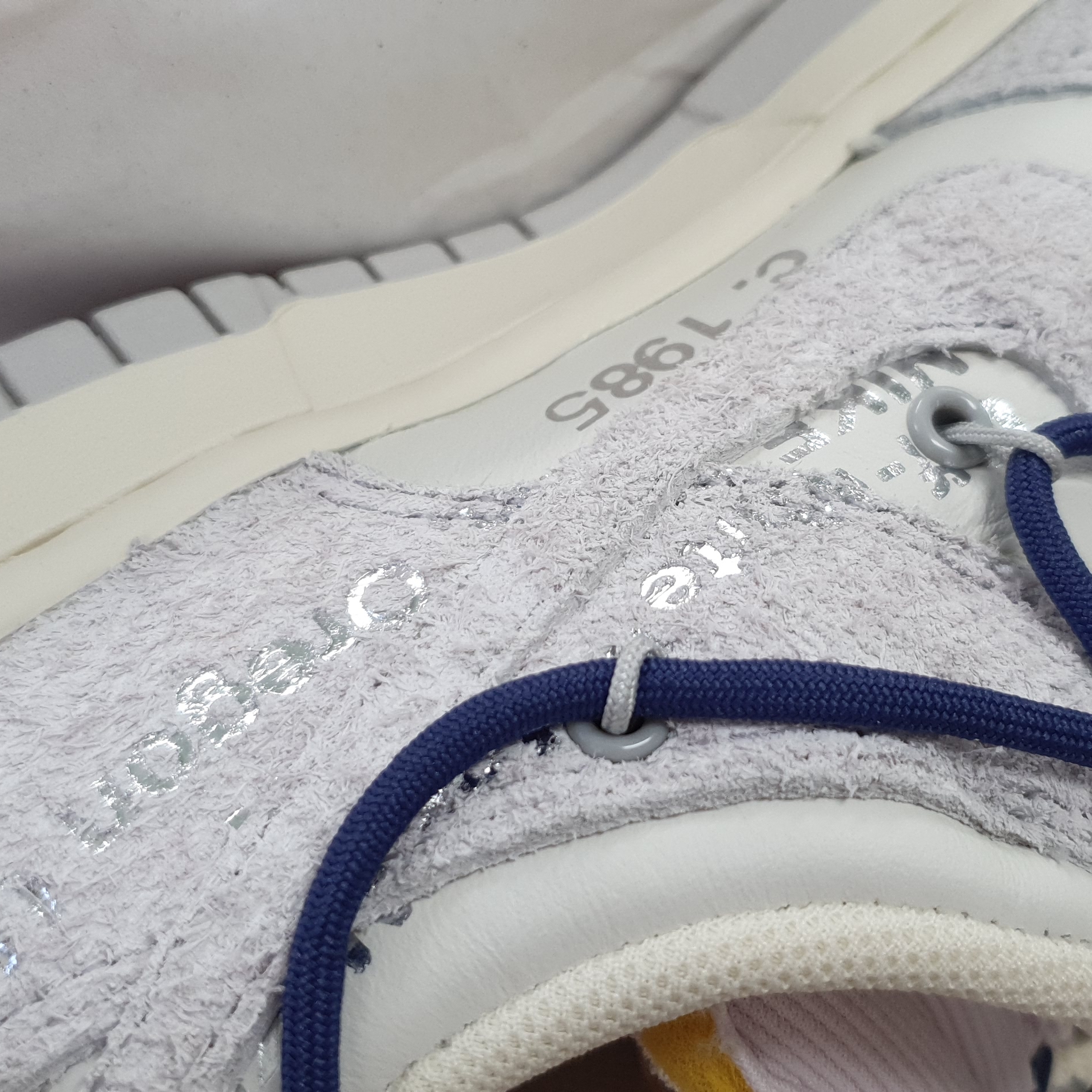 Nike x Off-White Dunk Low The 50 - Lot 18 착용 스타일 - 4