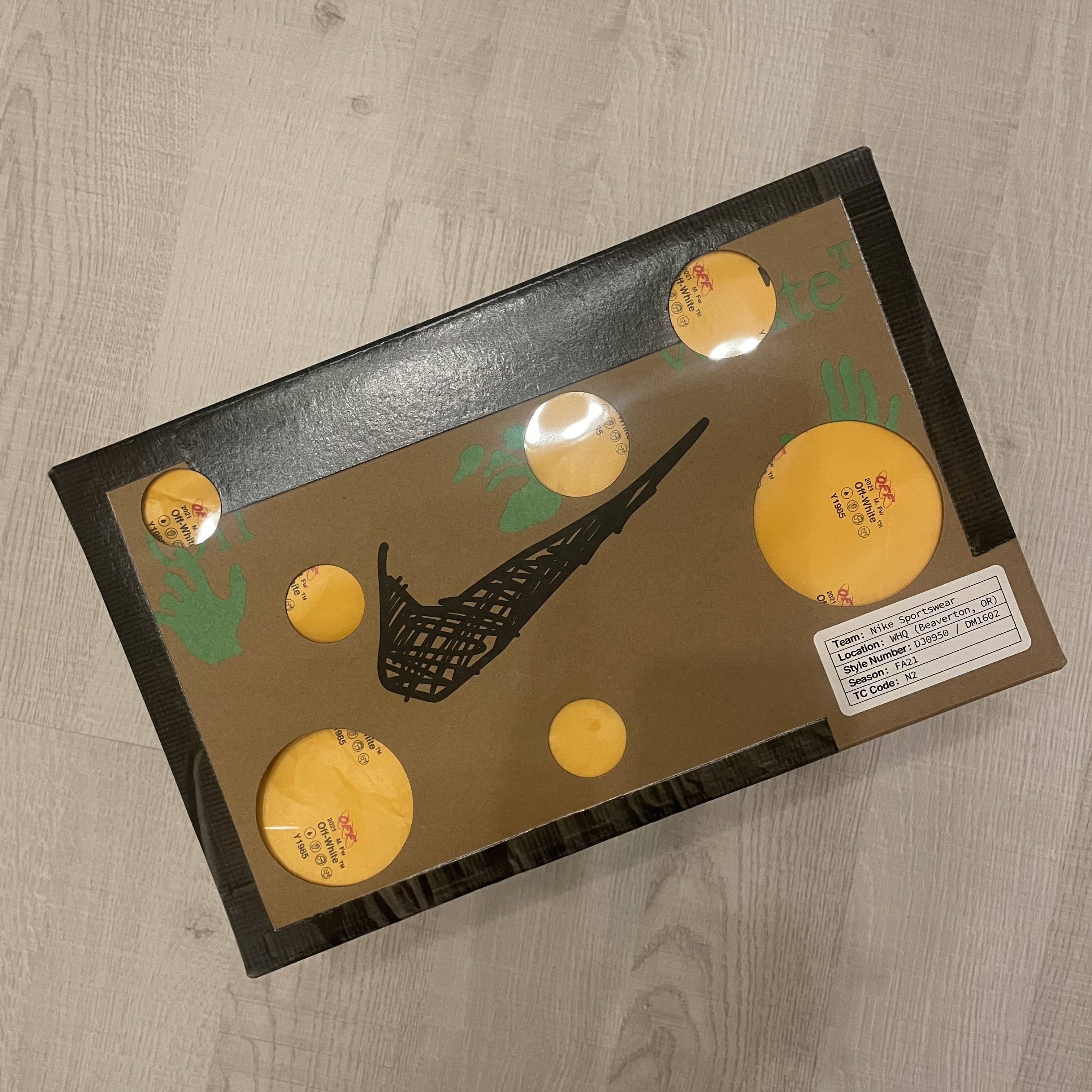 Nike x Off-White Dunk Low The 50 - Lot 18 착용 스타일 - 2