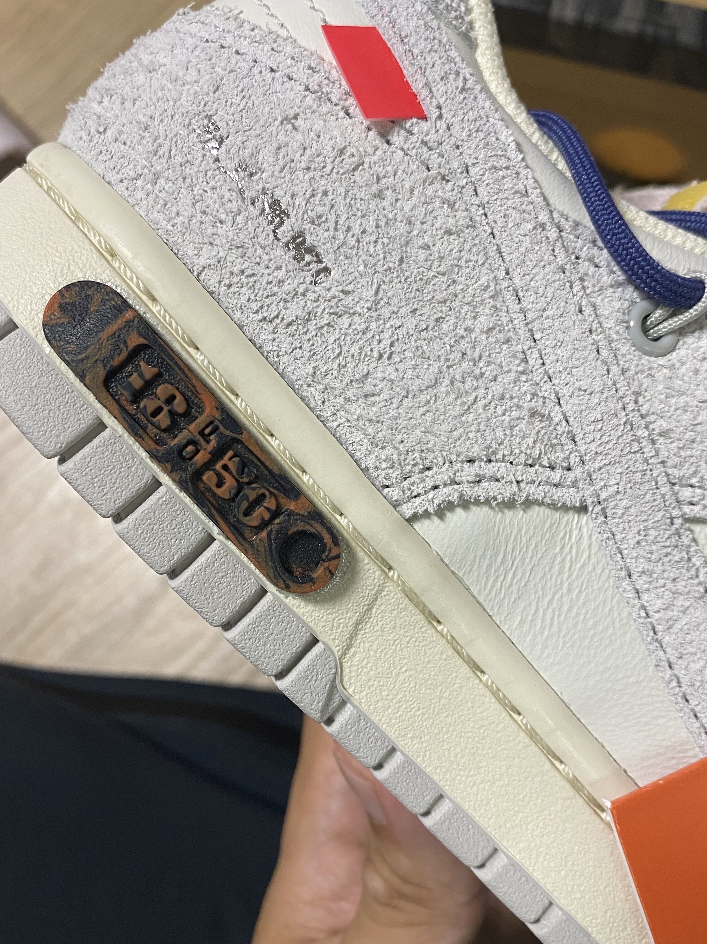 Nike x Off-White Dunk Low The 50 - Lot 18 착용 스타일 - 2