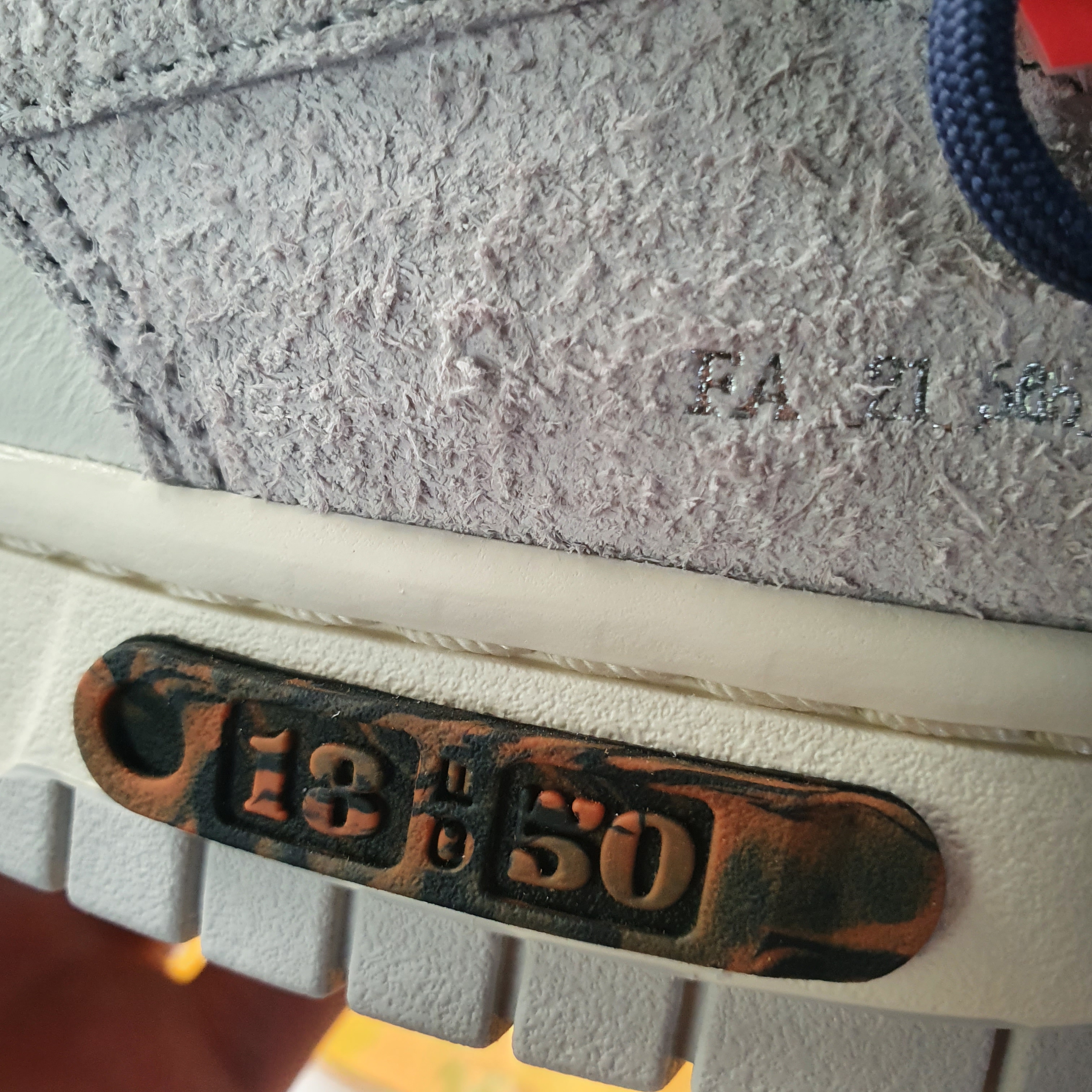Nike x Off-White Dunk Low The 50 - Lot 18 착용 스타일 - 2