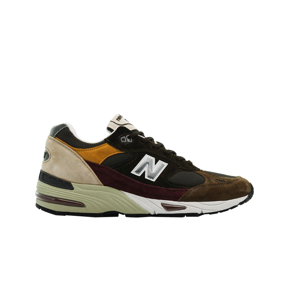 뉴발란스 991 메이드 인 UK 브라운 옐로우(New Balance 991 Made in UK Brown Yellow) - 1