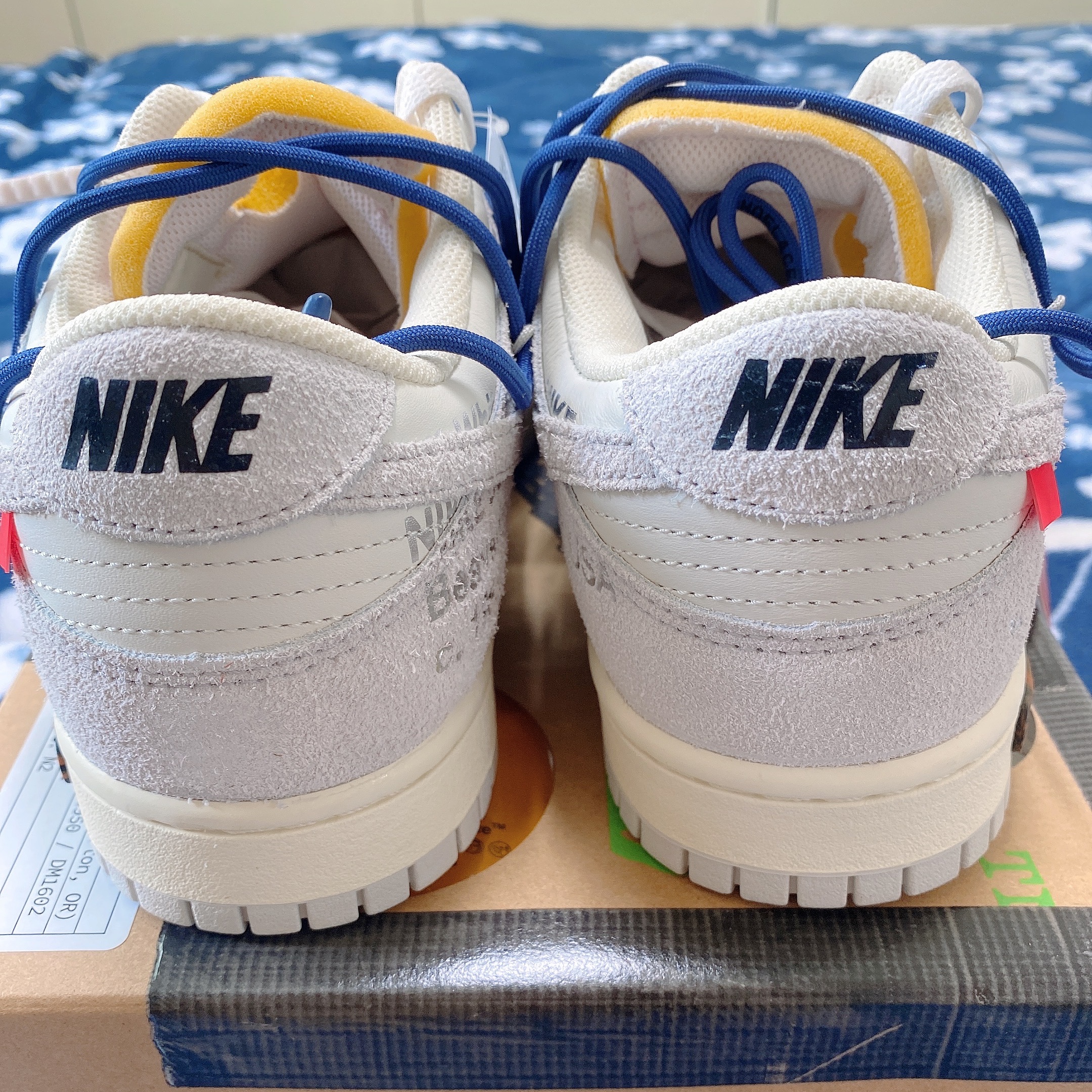 Nike x Off-White Dunk Low The 50 - Lot 18 착용 스타일 - 3