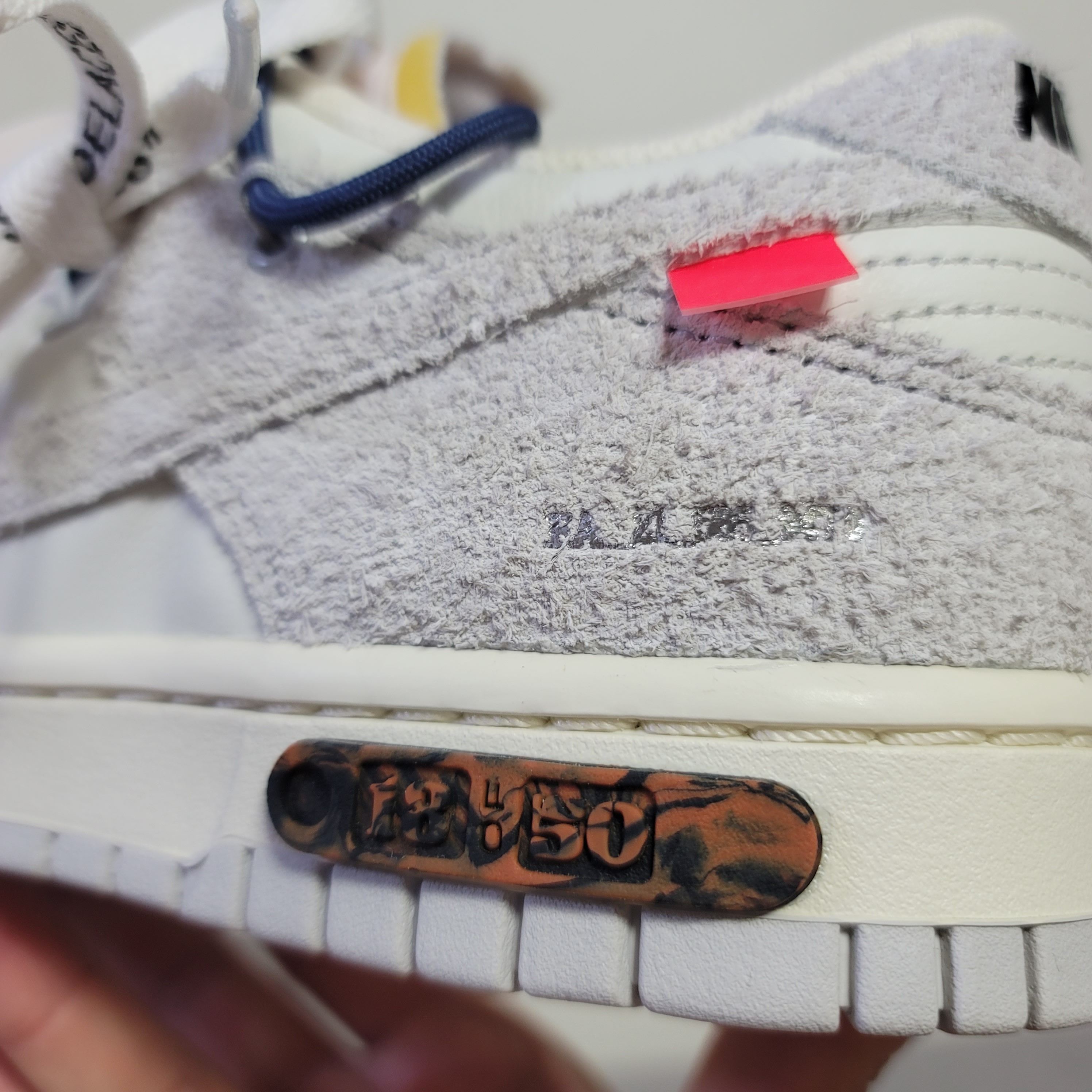Nike x Off-White Dunk Low The 50 - Lot 18 착용 스타일 - 5