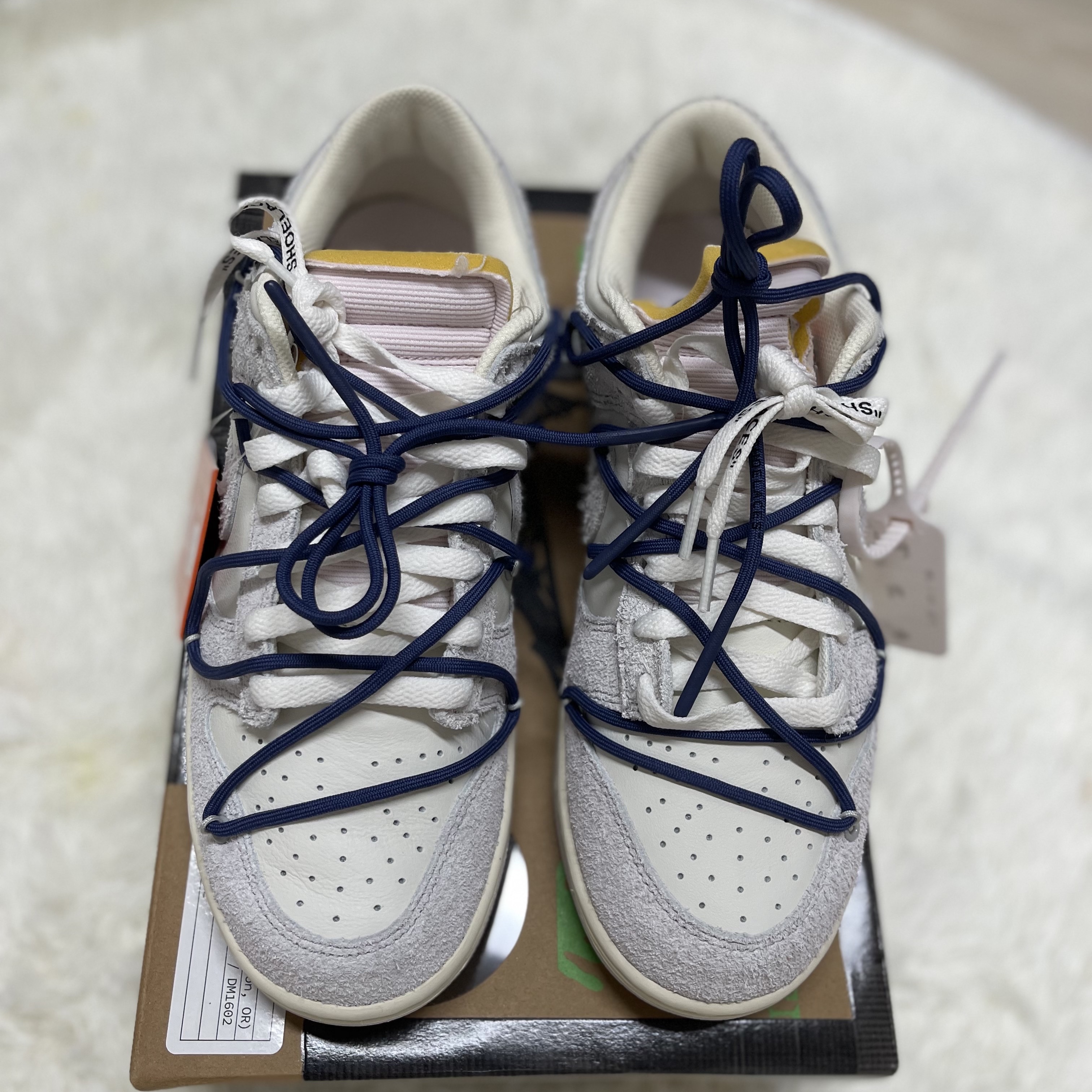 Nike x Off-White Dunk Low The 50 - Lot 18 착용 스타일 - 1
