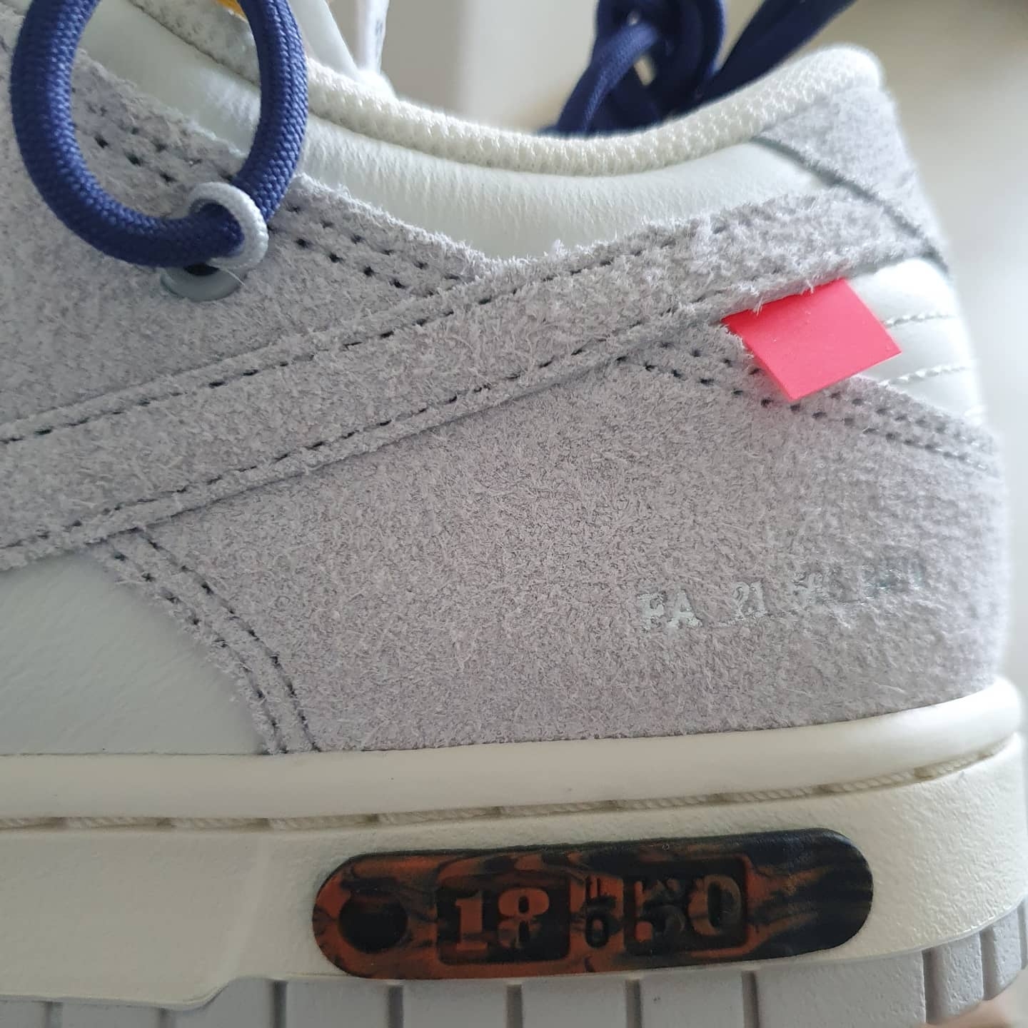 Nike x Off-White Dunk Low The 50 - Lot 18 착용 스타일 - 4