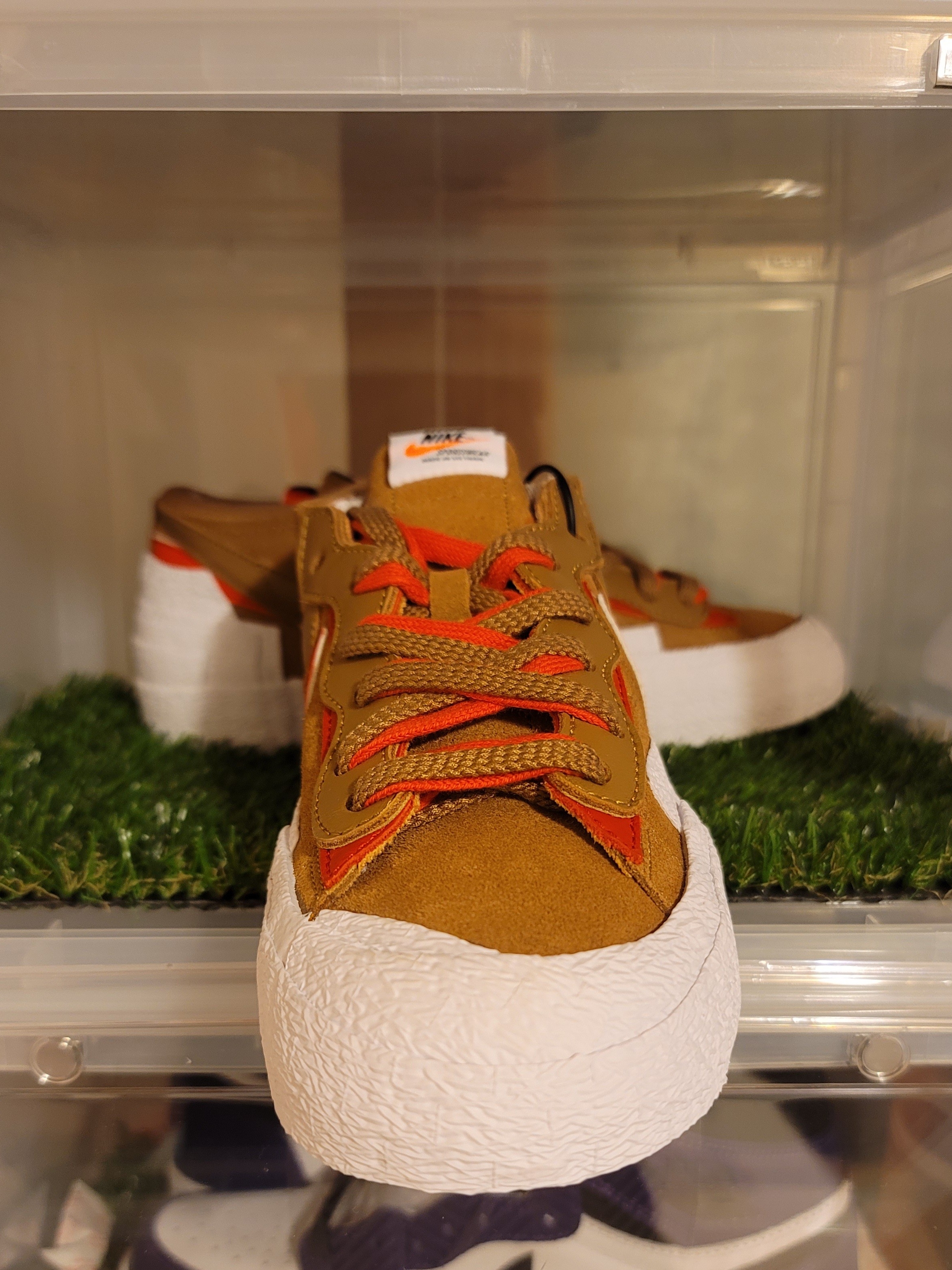 Nike x Sacai Blazer Low British Tan 착용 스타일