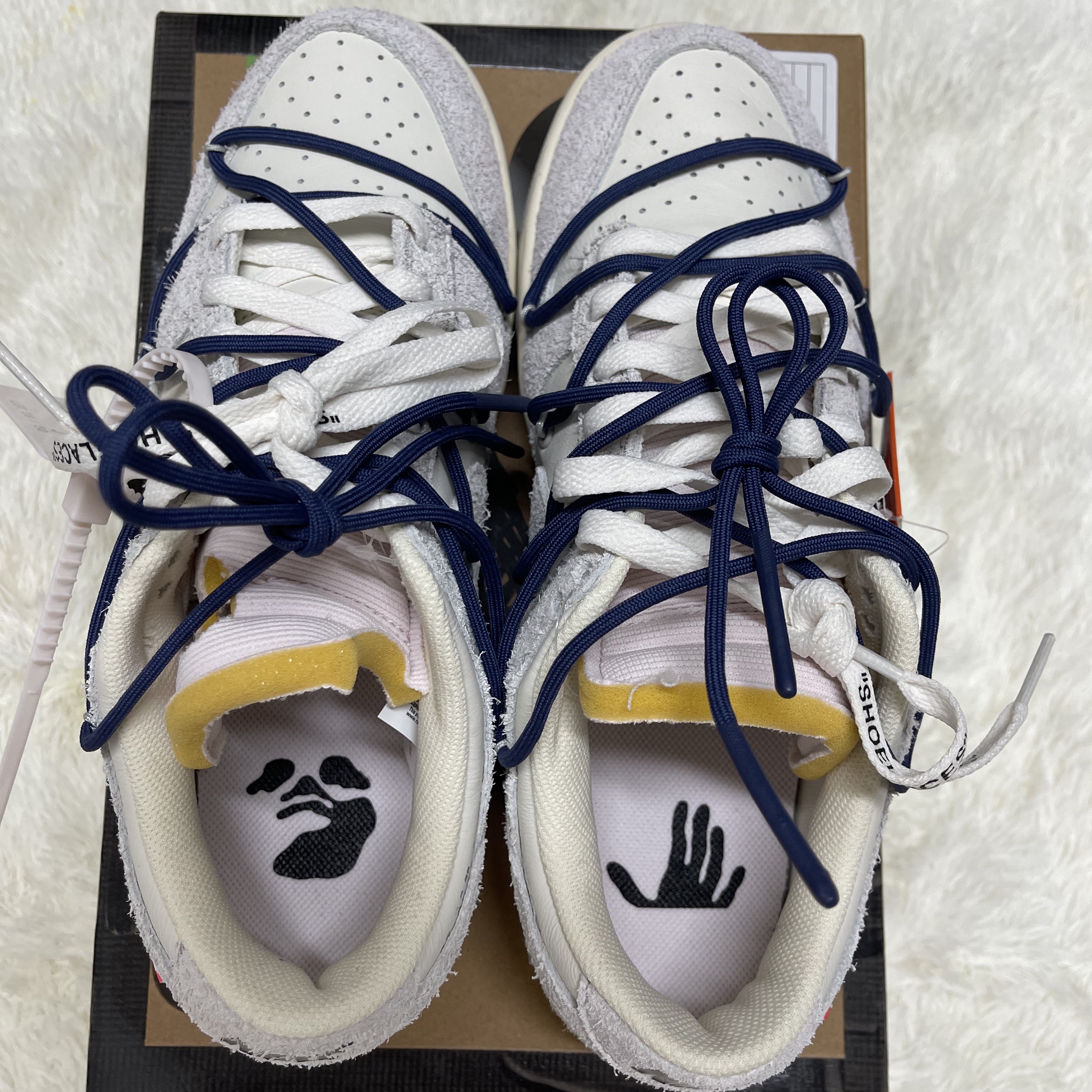 Nike x Off-White Dunk Low The 50 - Lot 18 착용 스타일 - 2