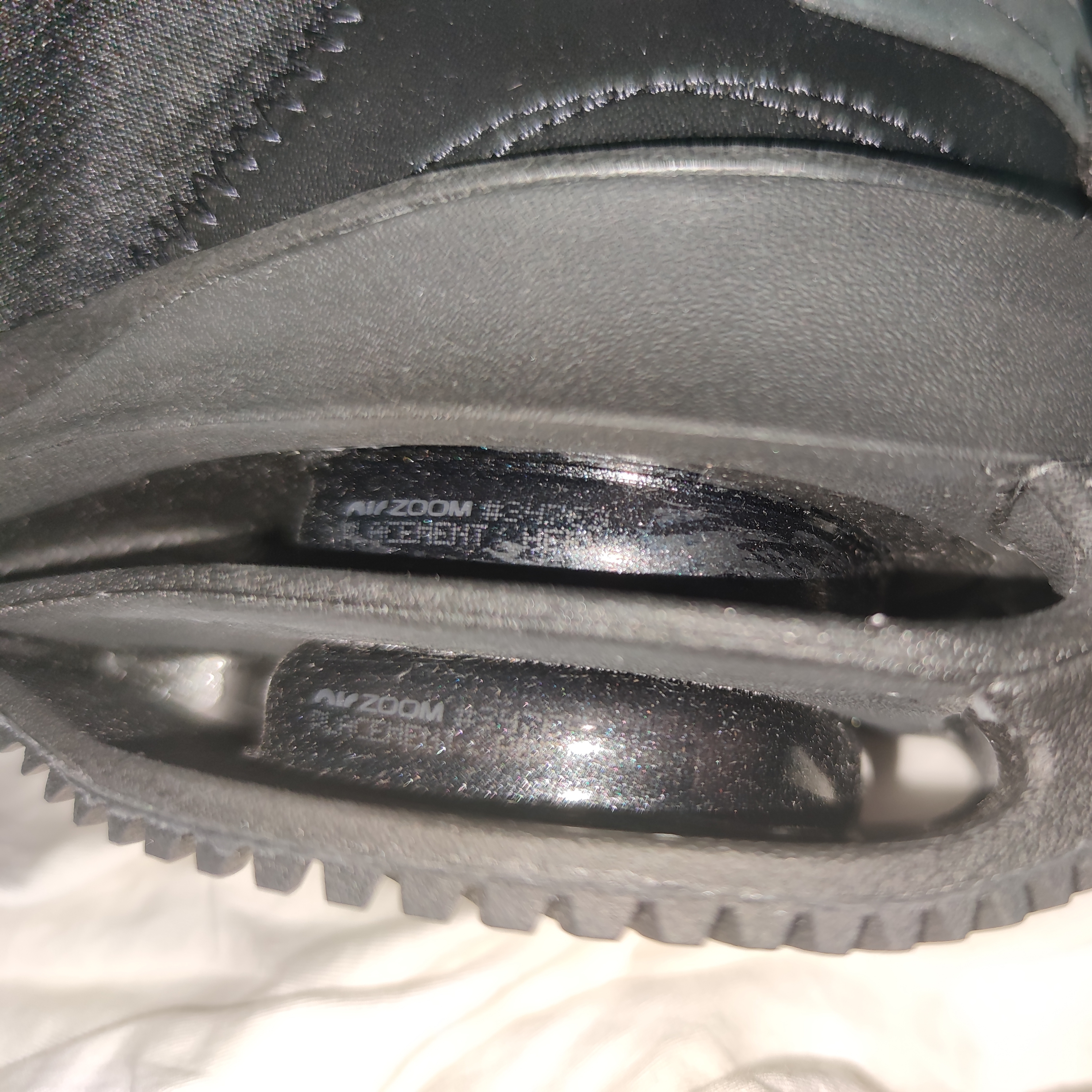 (W) Nike Zoom Double Stacked Smoke Grey 착용 스타일 - 5