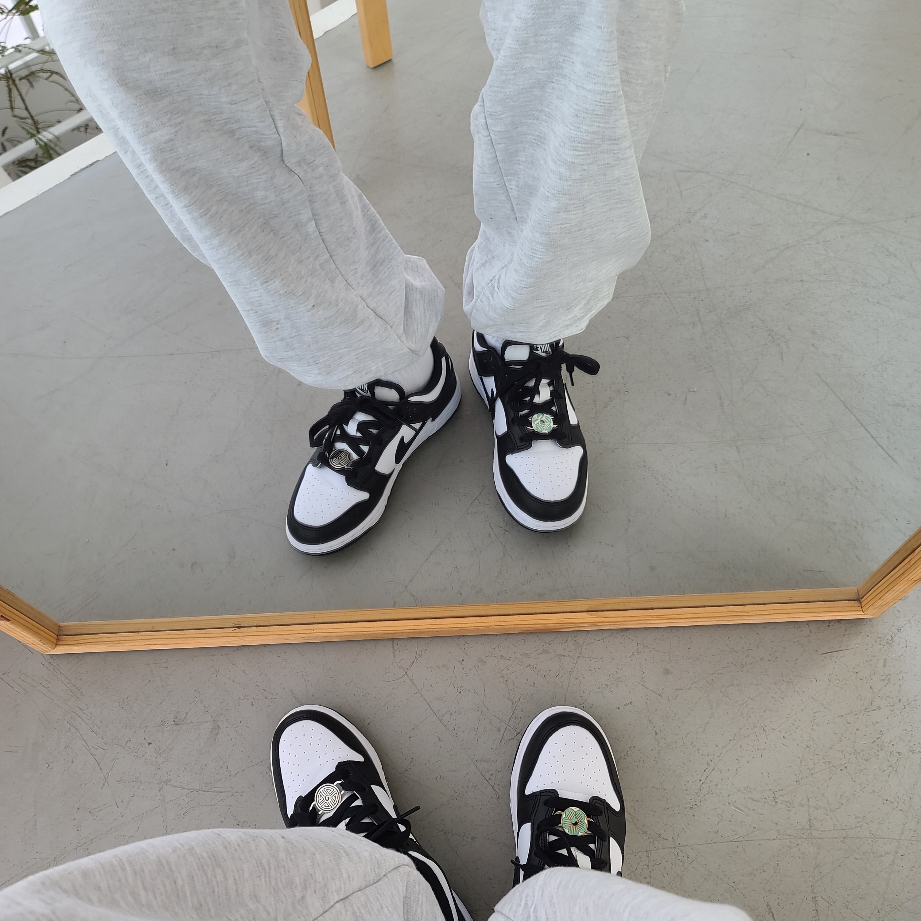 (PS) Nike Dunk Low Black 착용 스타일
