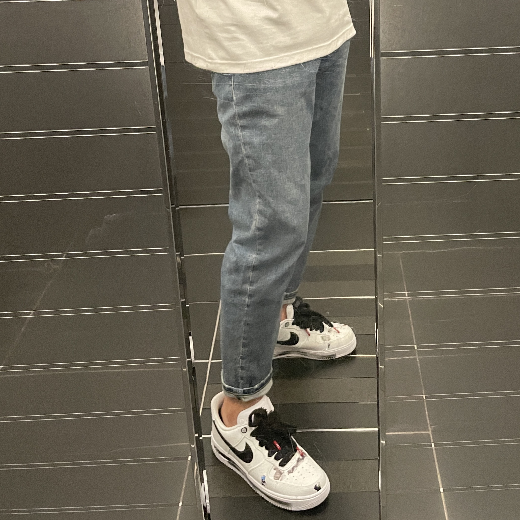 Nike x Peaceminusone Air Force 1 Low Para-Noise 2.0 착용 스타일 - 1