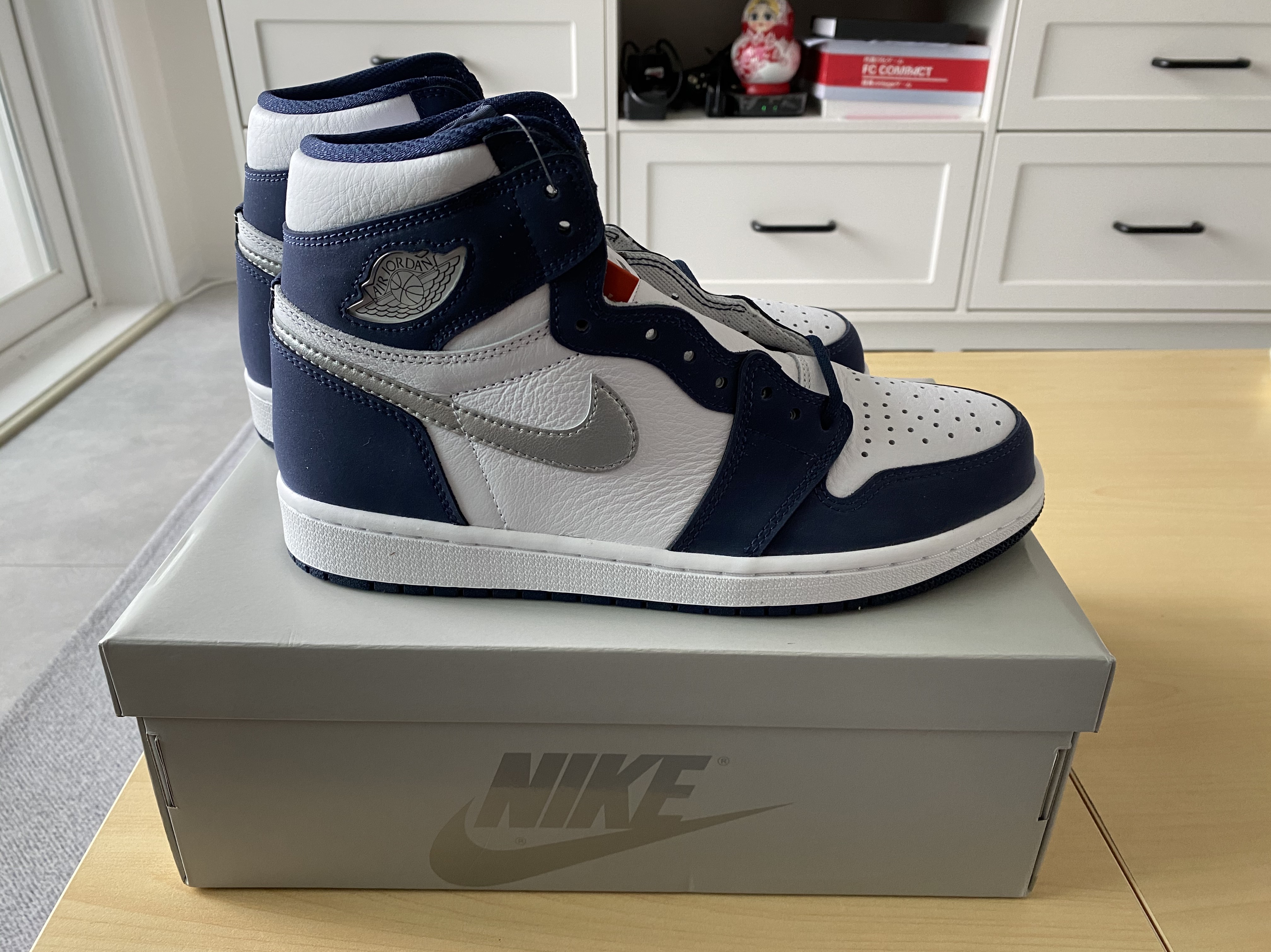 Jordan 1 Retro High OG CO.JP Midnight Navy 착용 스타일