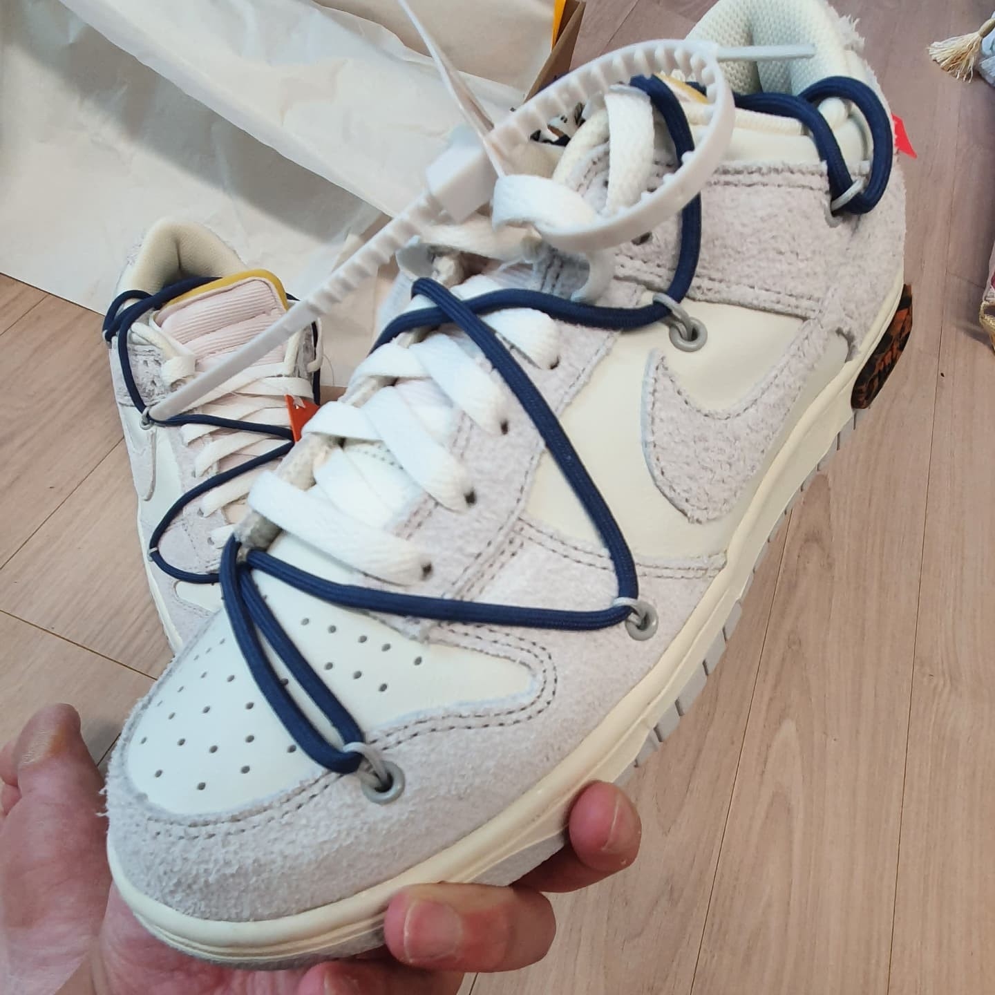 Nike x Off-White Dunk Low The 50 - Lot 18 착용 스타일 - 1