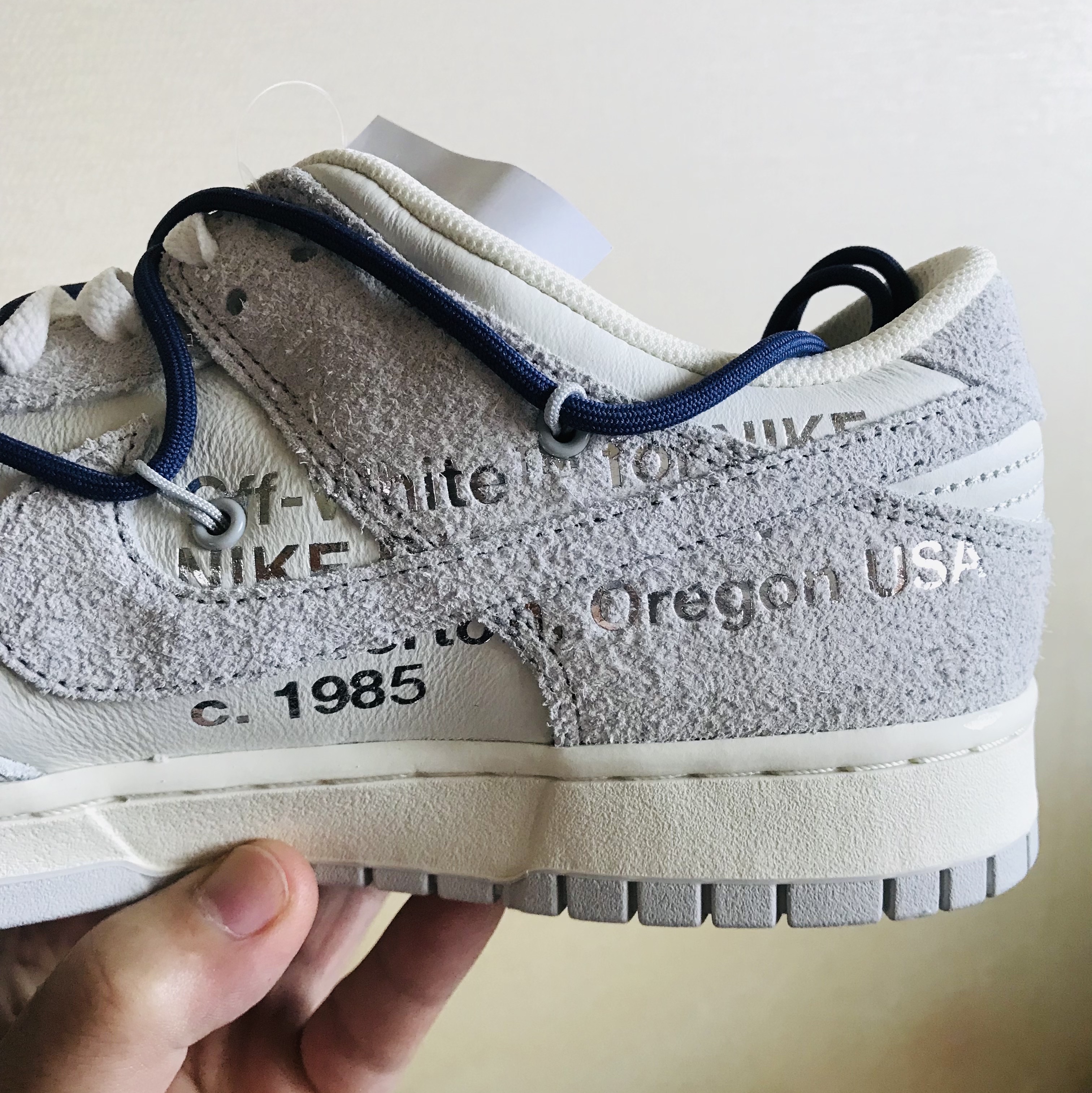 Nike x Off-White Dunk Low The 50 - Lot 18 착용 스타일 - 2