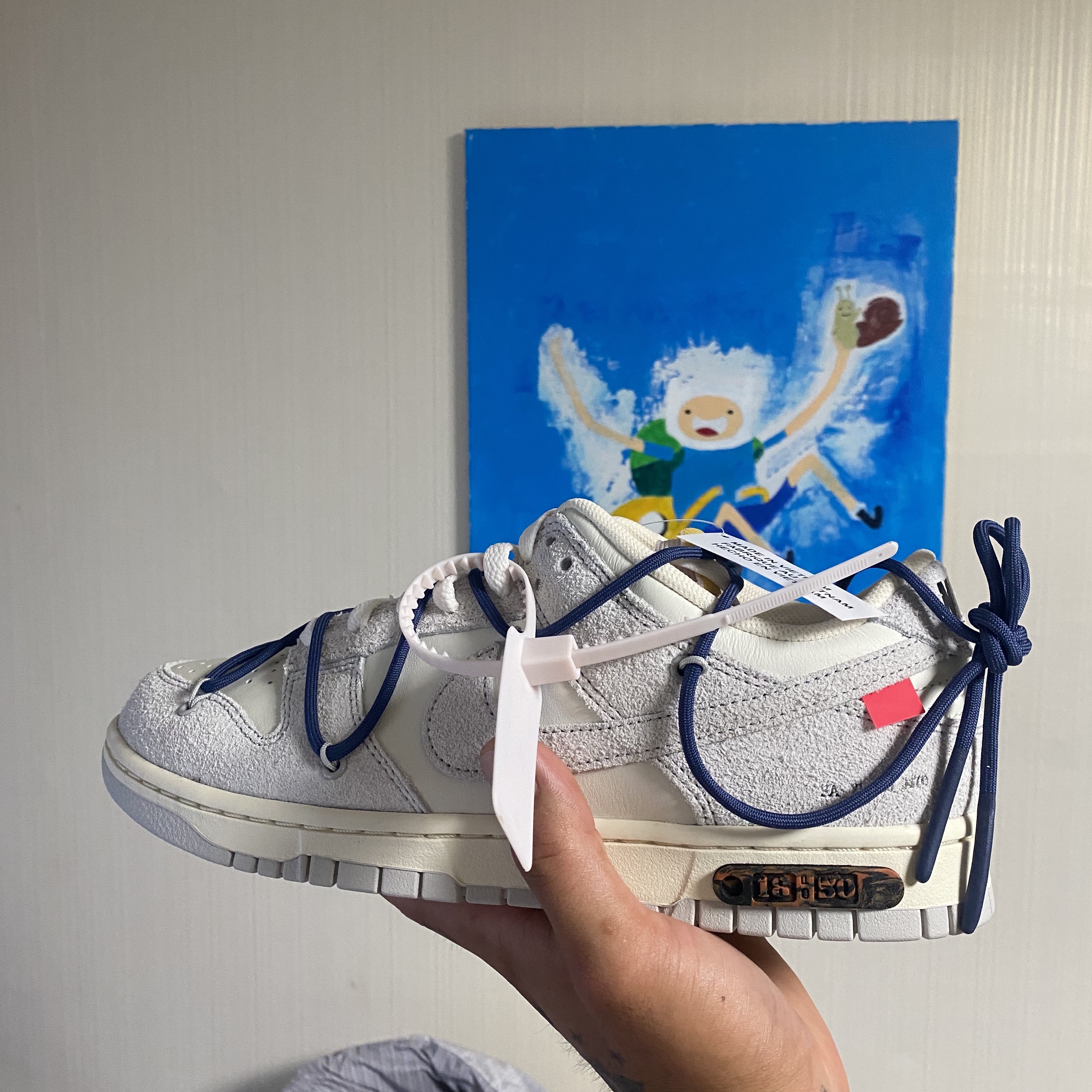 Nike x Off-White Dunk Low The 50 - Lot 18 착용 스타일 - 1