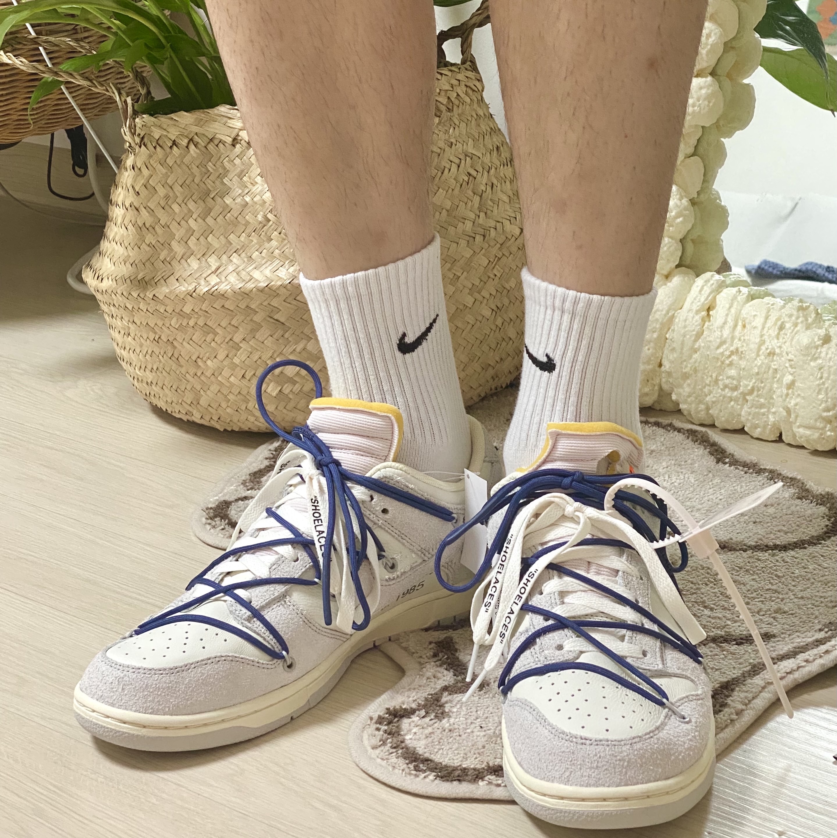 Nike x Off-White Dunk Low The 50 - Lot 18 착용 스타일 - 2