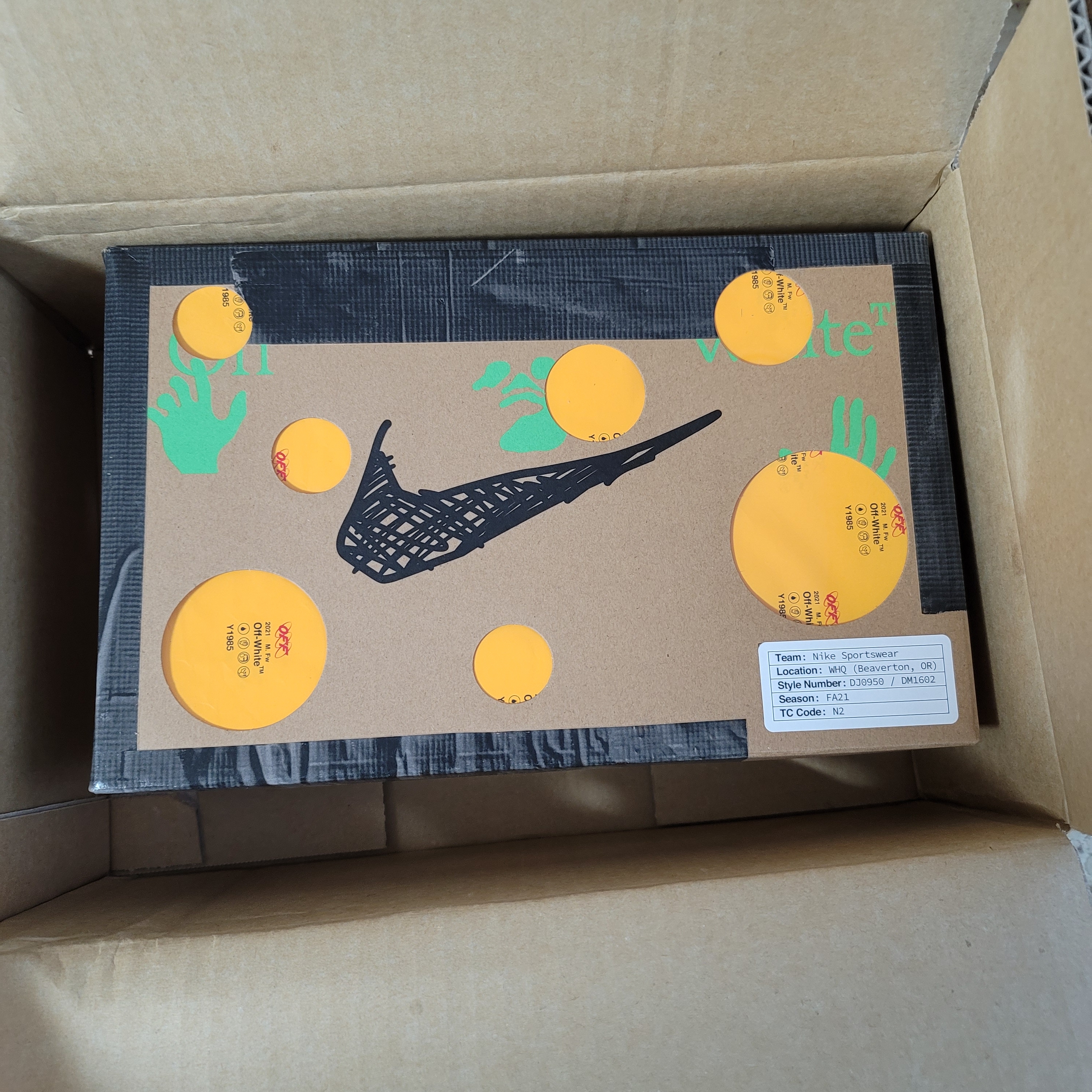 Nike x Off-White Dunk Low The 50 - Lot 18 착용 스타일 - 3