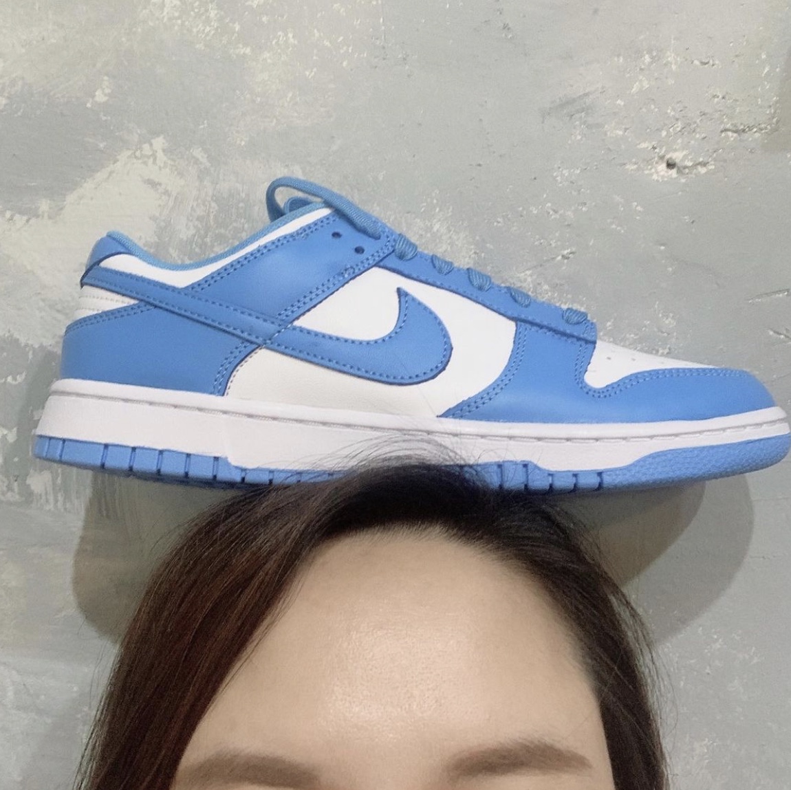 Nike Dunk Low Retro University Blue 착용 스타일