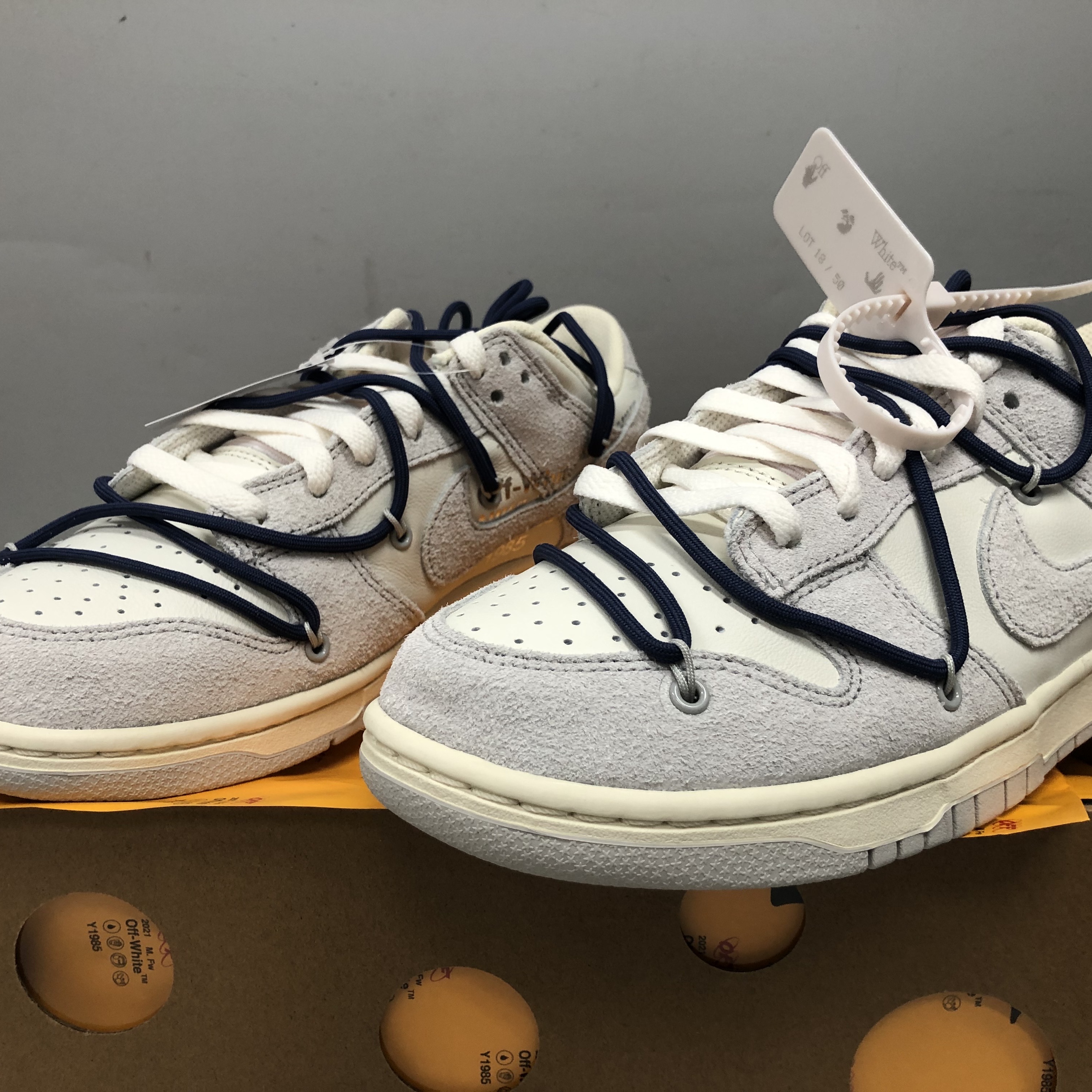 Nike x Off-White Dunk Low The 50 - Lot 18 착용 스타일 - 2
